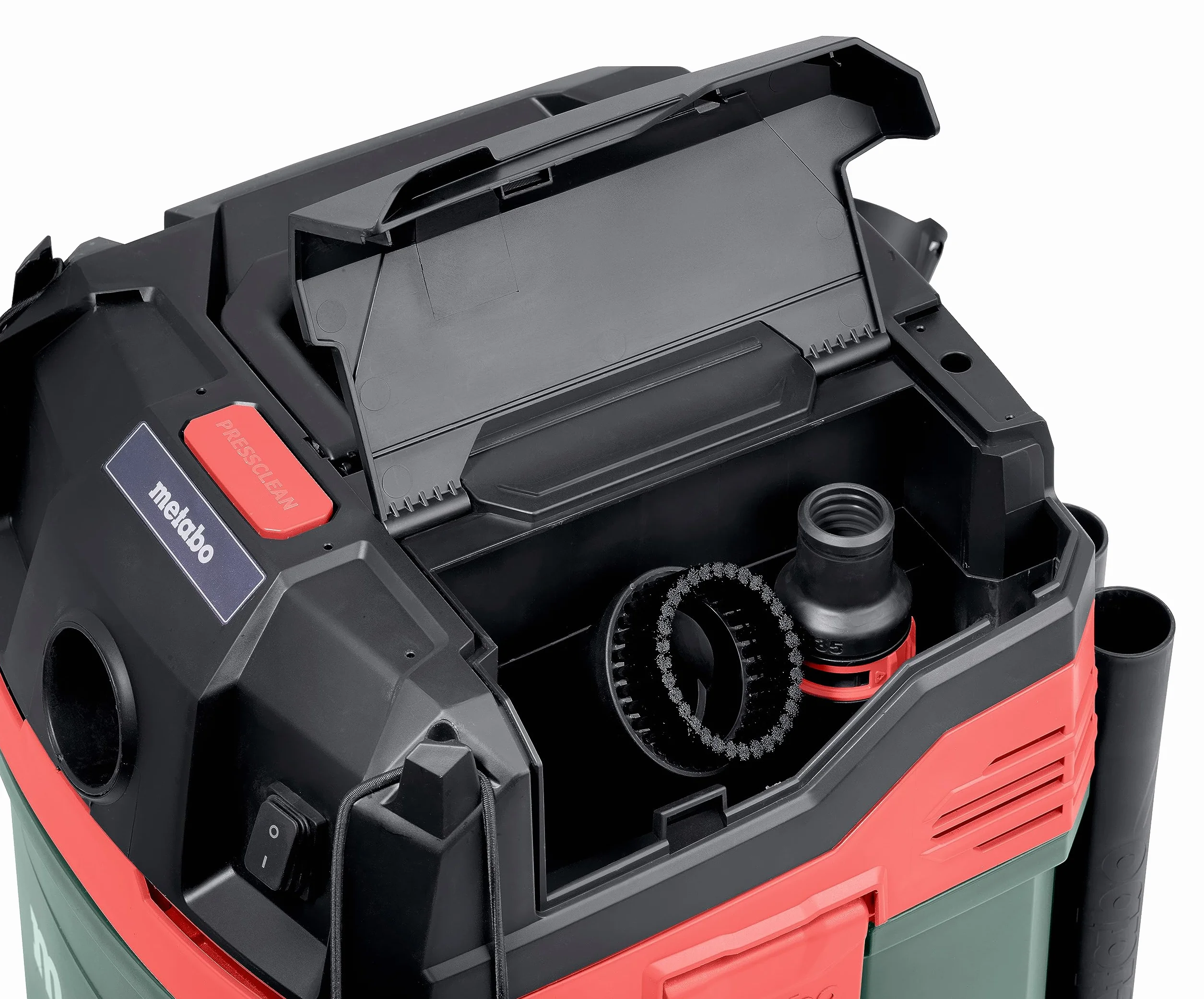 metabo aspiratore universale ASA 20 L PC – 1200 W, serbatoio da 20 litri, classe polveri L – Aspiratore a umido/secco con pulizia del filtro integrata, presa per elettroutensili, funzione antistatica