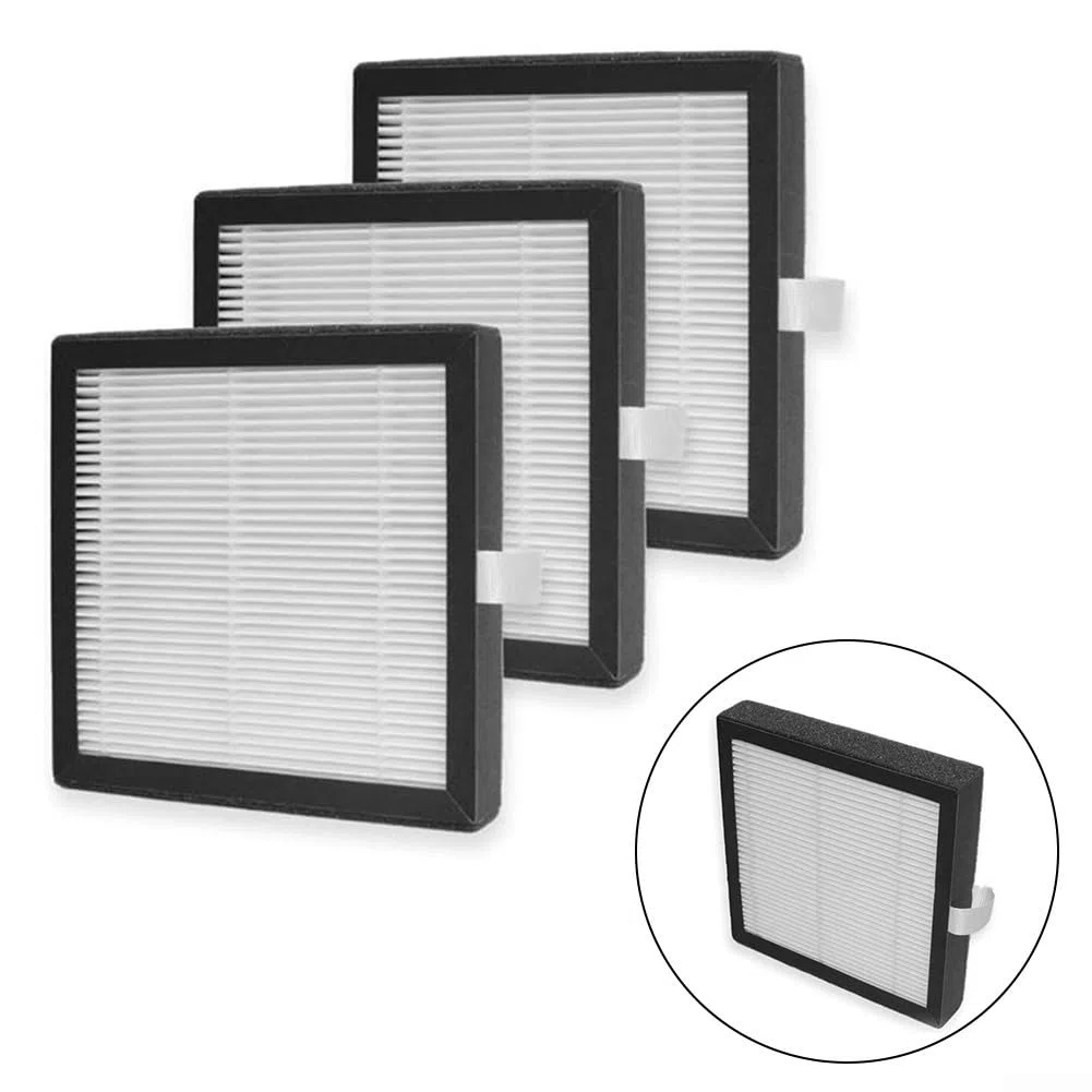 Confezione da 3 filtri HEPA di ricambio per Afloia per purificatore d'aria e deumidificatore Q7 2 in 1 - Pre-filtro lavabile compatibile con AFLOIA-per modello Q7, bianco/nero