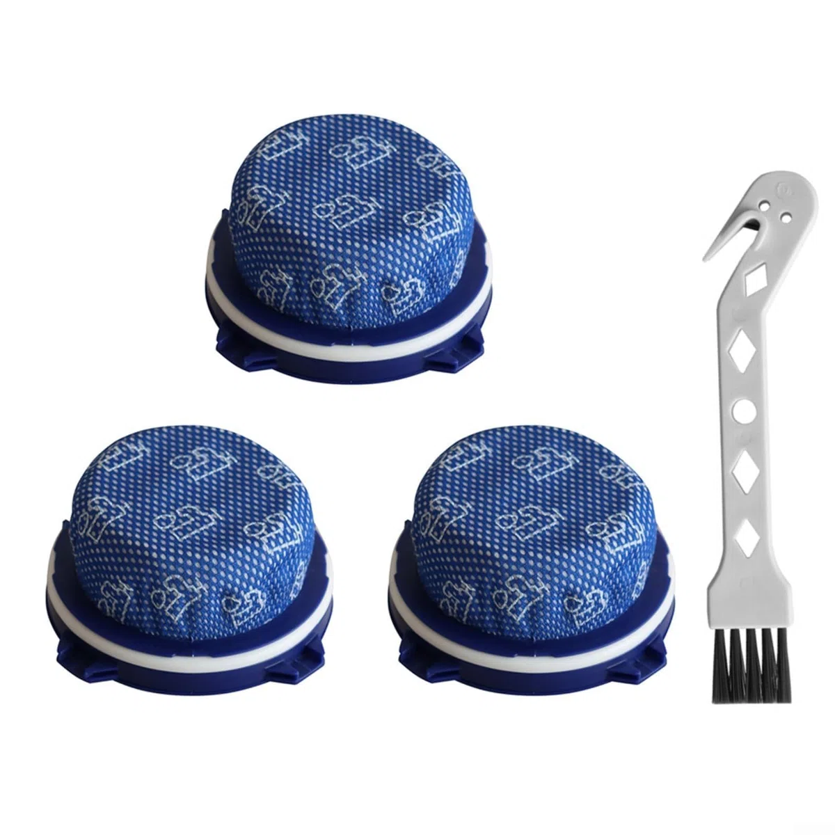 3 filtri di ricambio con spazzola di pulizia, per aspirapolvere per Jet 75 Jet 90 Jet 70 Jet 75+ Jet 60 Jet 70+ VS9000RL accessori filtro