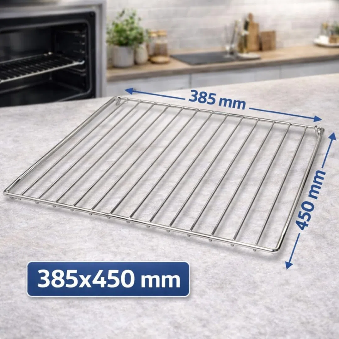 RYELDOM Griglia Sagomata per Forno Franke 385x450 mm – Compatibile con Codice 133.0298.849 – Ricambio Griglia Cottura