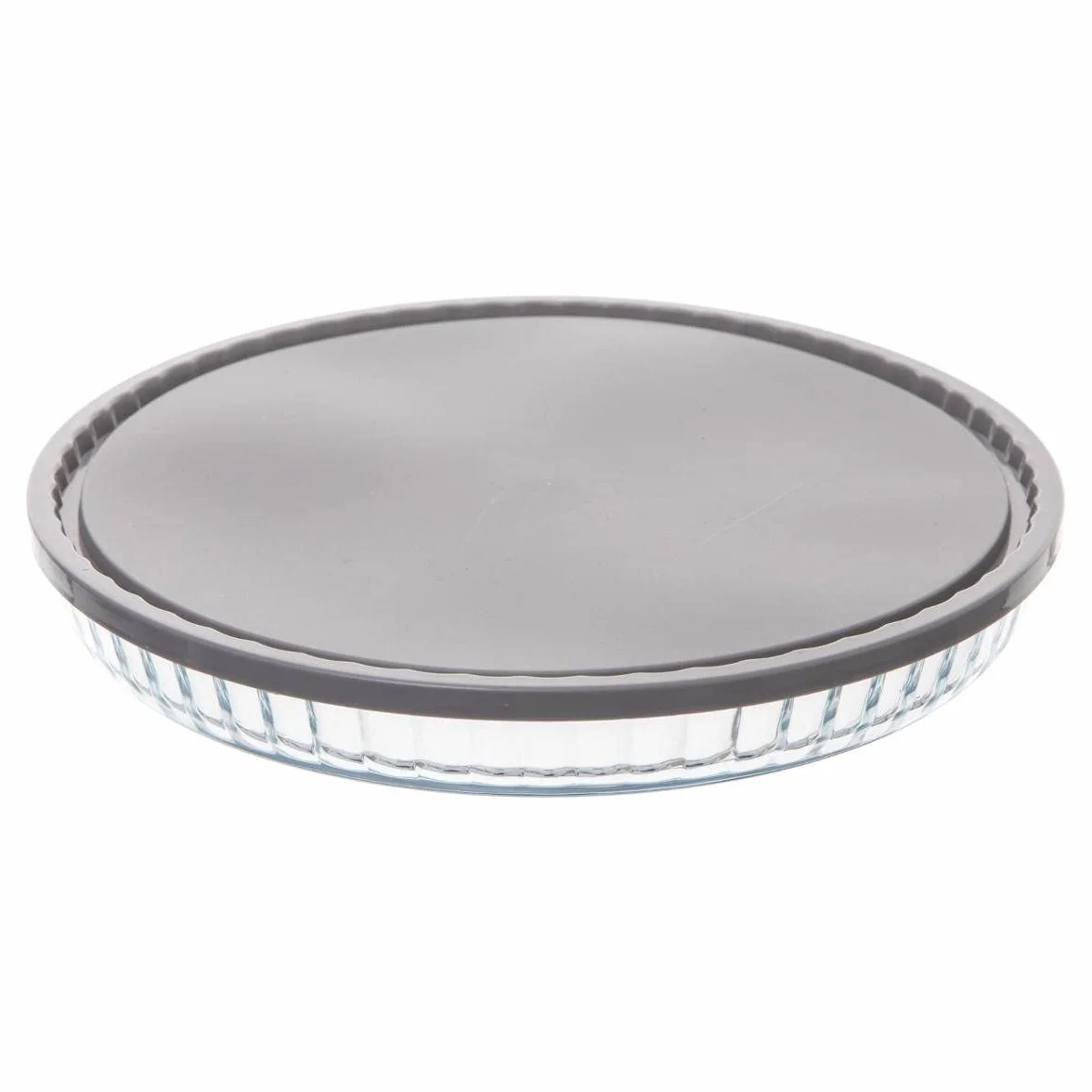 5five - stampo per crostate in silicone keepeat da 27,5 cm con coperchio
