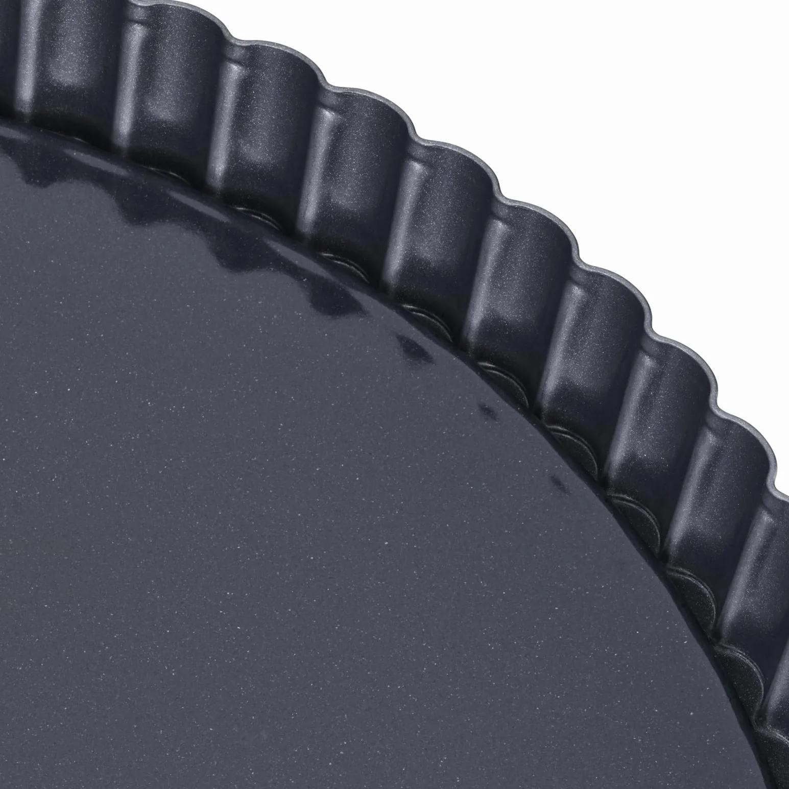 Original Kaiser Delicious 647579 Stampo da Forno per Quiche, Diametro 28 cm, Nero