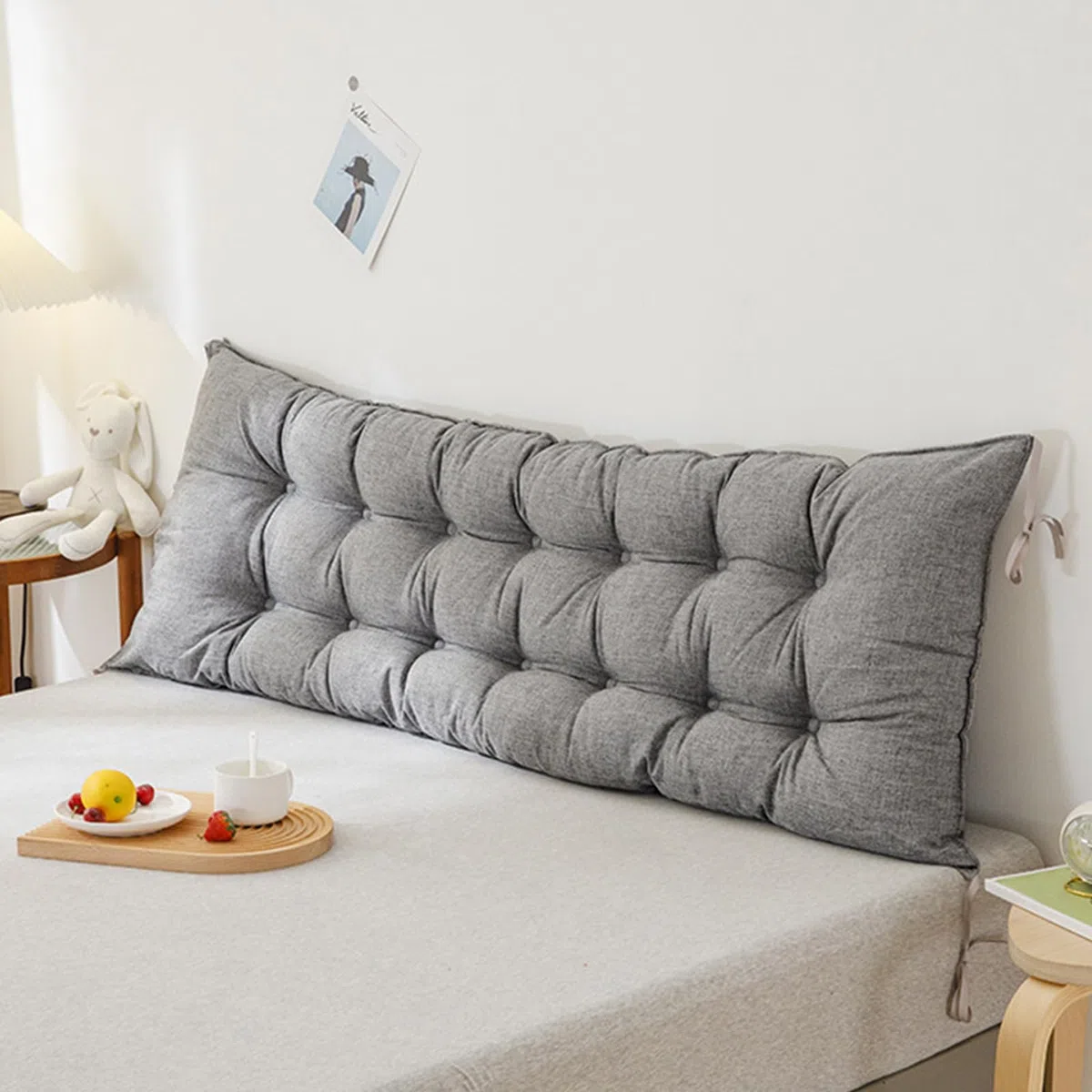 C,150x50cm, Cuscino da Lettura Schienale Testata Letto Divano Grande Rettangolare Cuscino Schienale Cuscino Lettura Testiera Lavabile Cuscino da Parete per Divano Letto
