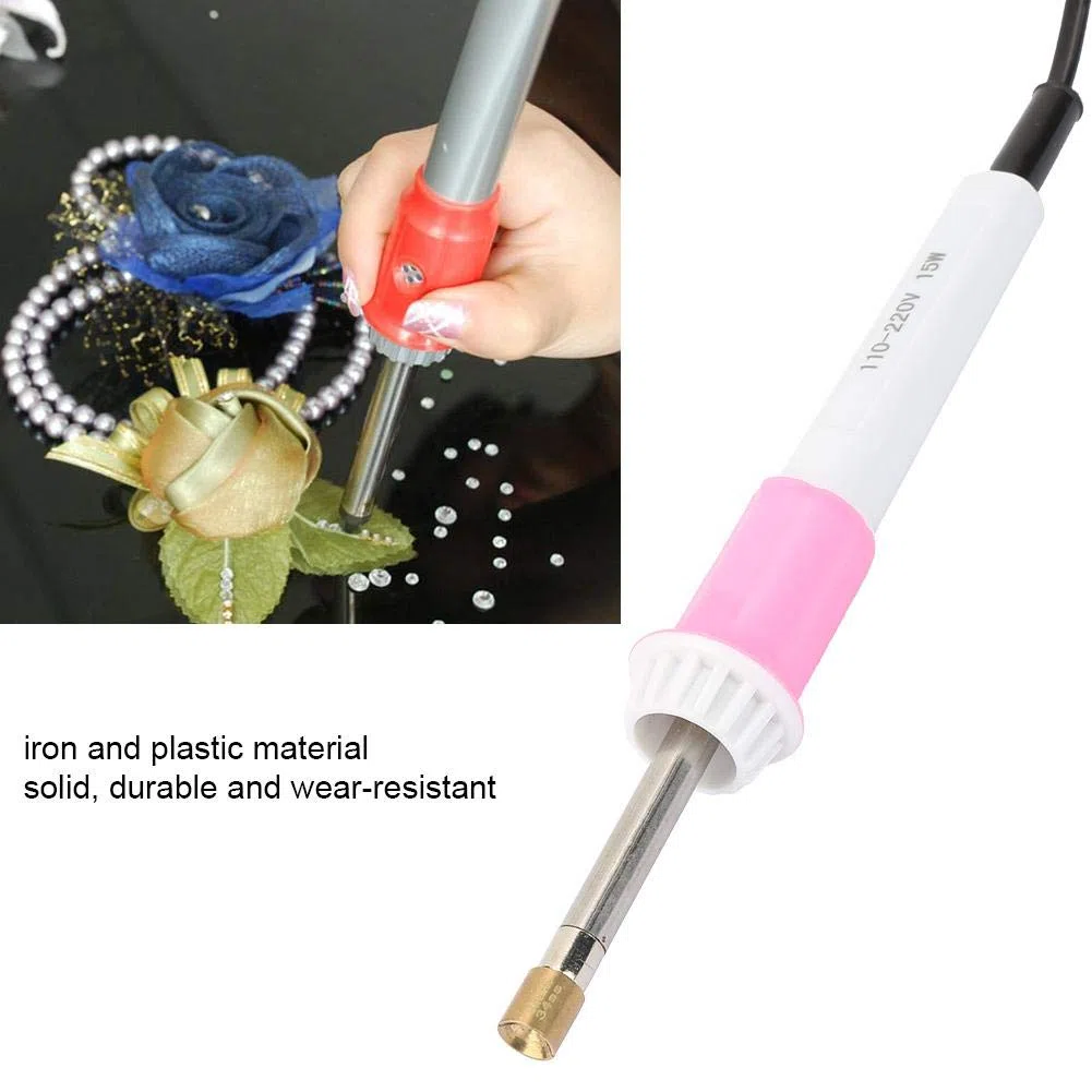 Strass Setter Stiratura Strumento applicatore di strass Semiautomatico a bassa potenza 7 punte di dimensioni Strass di cristallo