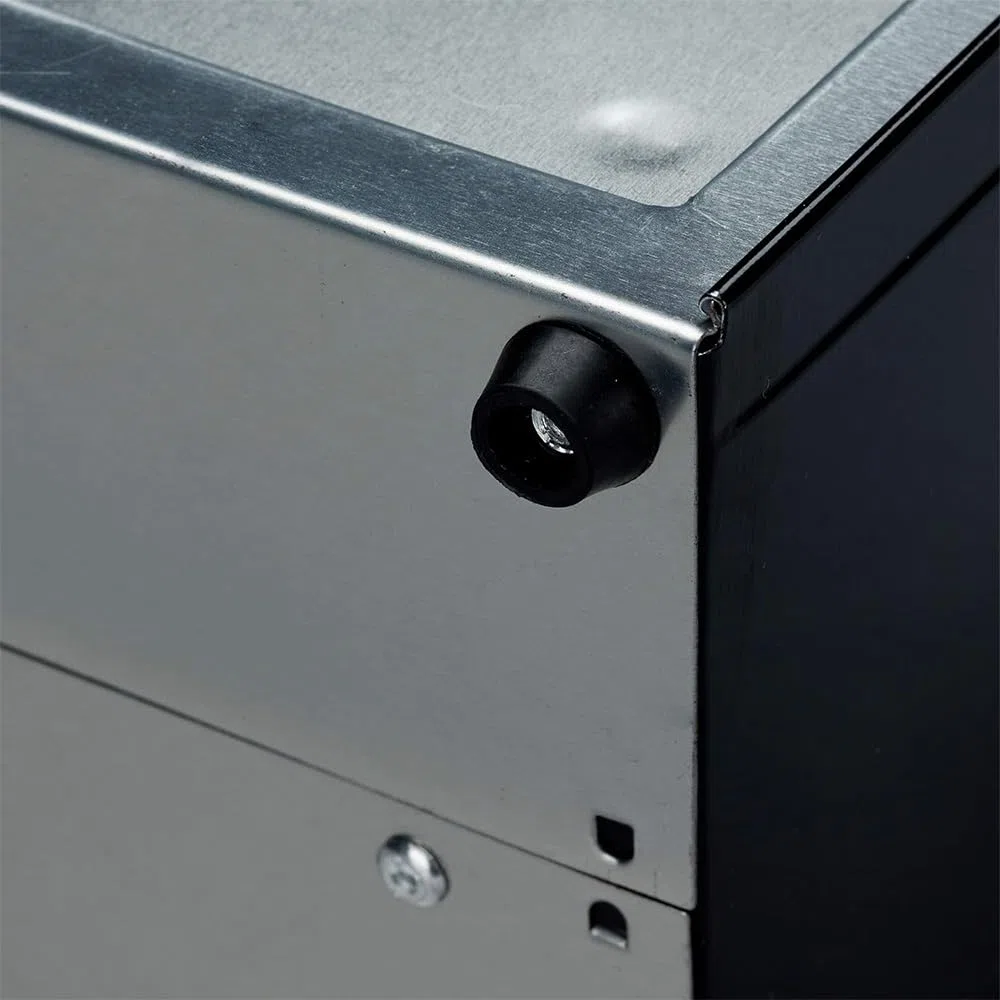 Virsus 6 Portatovaglioli da Bar a Molla NERO, misura 10x9x13 cm, Dispenser in Acciaio Inox per Tovaglioli 17x17cm, Distributore da tavolo di Fazzoletti Salviette Piccole per Gelateria, Bar -0050
