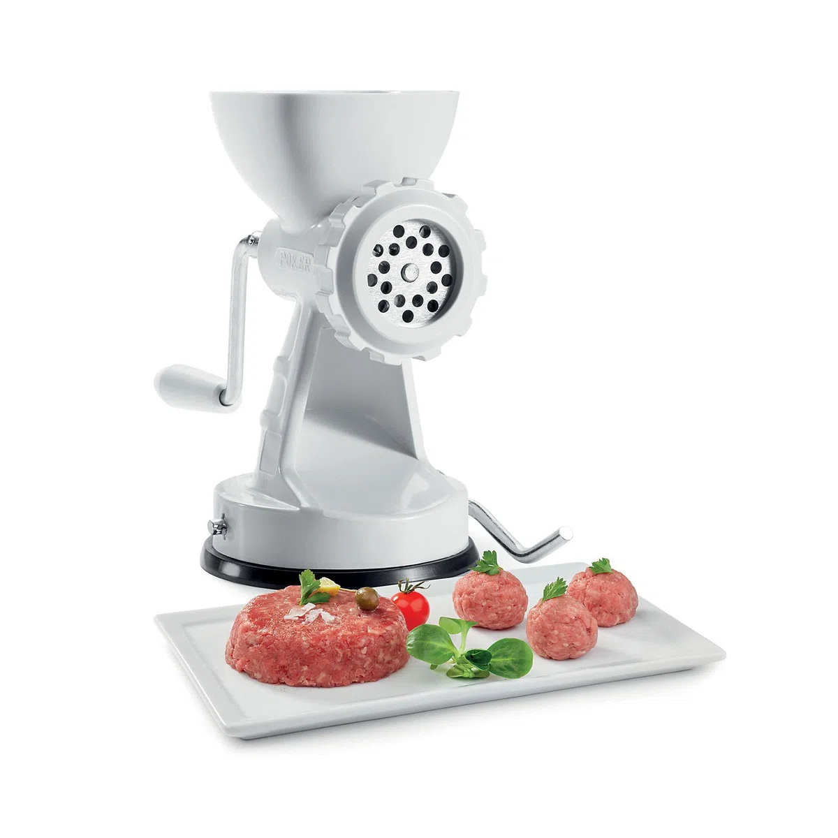 Ghidini Cipriano 2509 Tritacarne con Accessori per Insaccati-Pasta e Biscotti