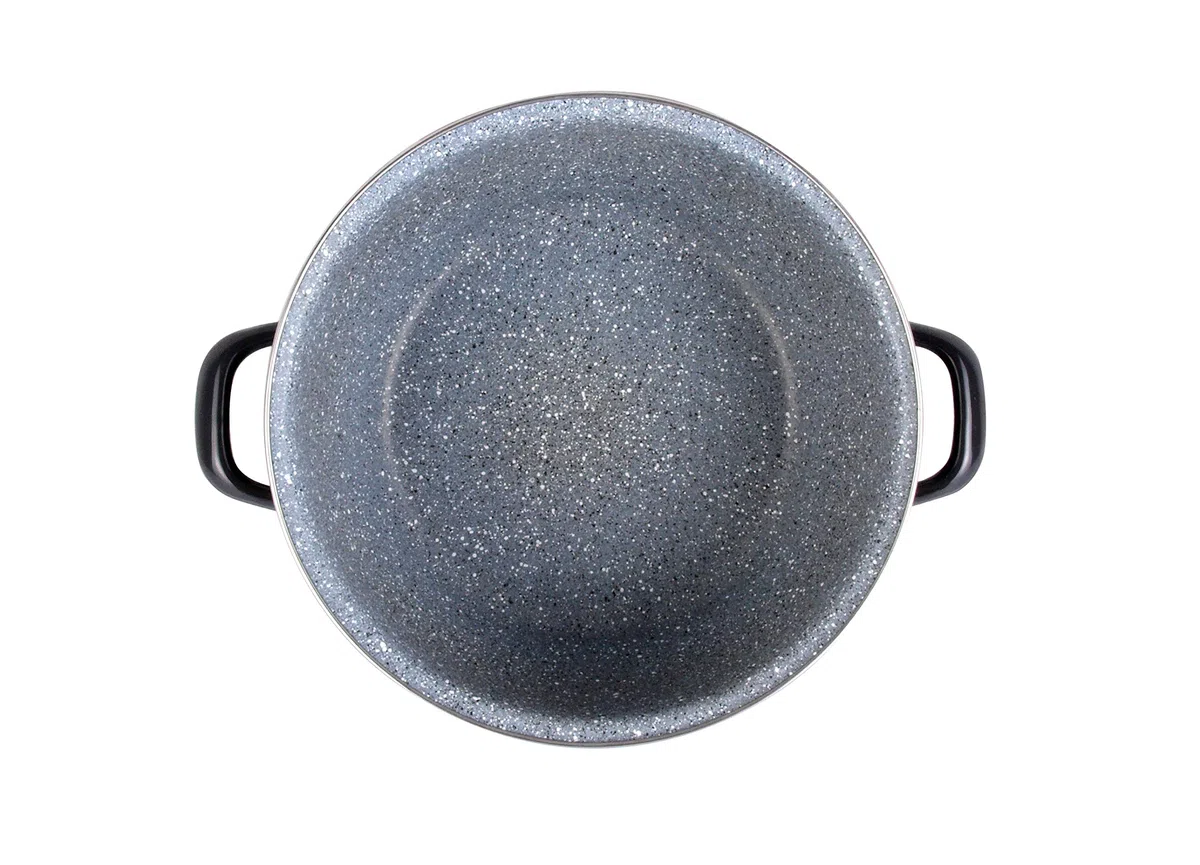 Magefesa Dolomiti - Tegame con coperchio in vetro, diametro 20 cm, color grigio/marengo