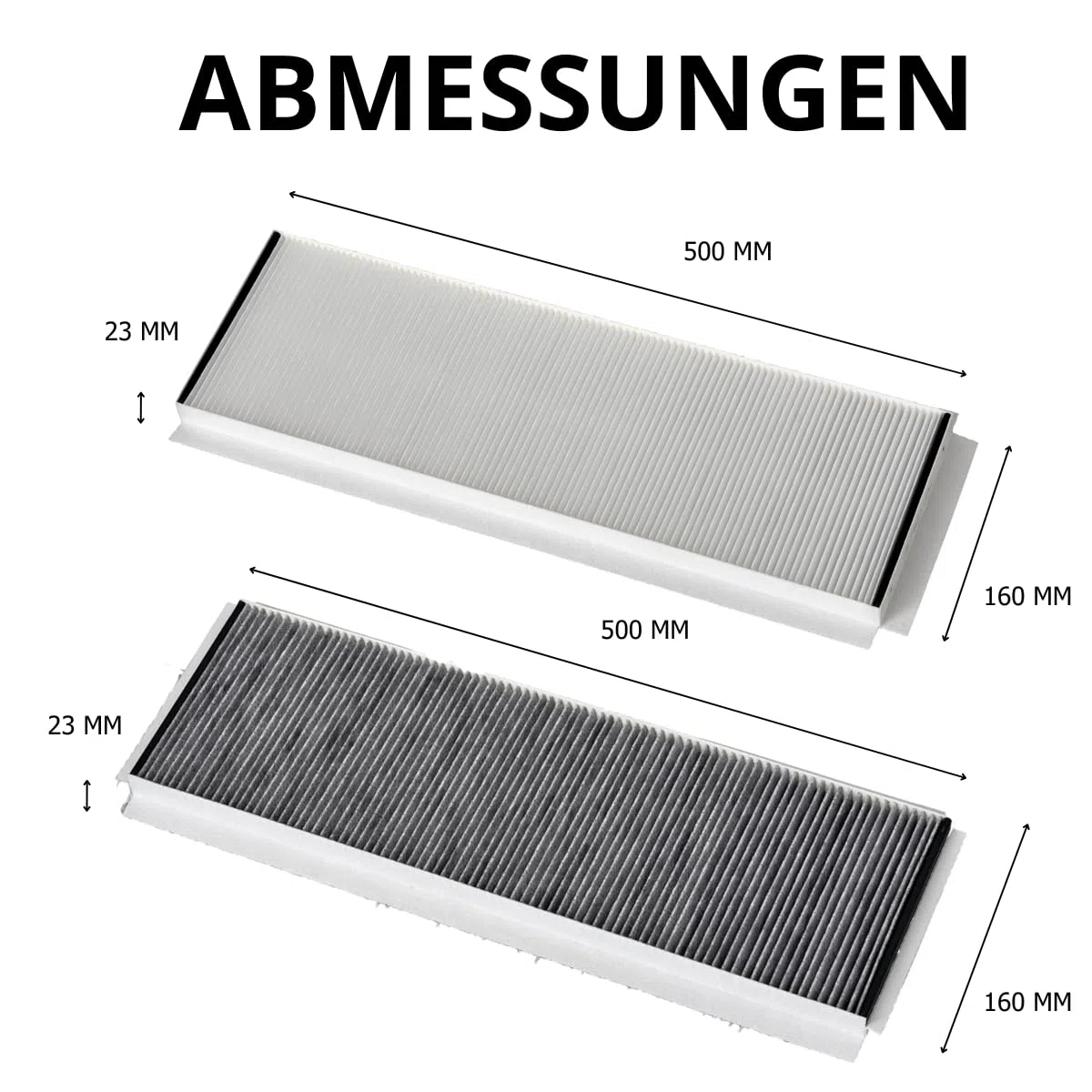 Tops Filtro ai carboni attivi per Zehnder Comfoair q350 | 1 set di filtri per polline G4 + F7 | Sostituisce il filtro originale Zehnder