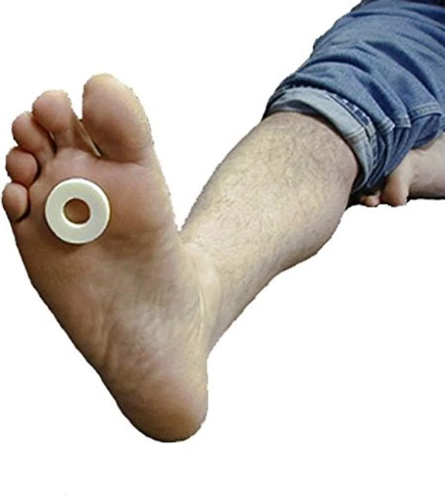 Cuscinetti rotondi per calli, in feltro di lana merino, pretagliati, spessore 3 mm, confezione da 24 pezzi