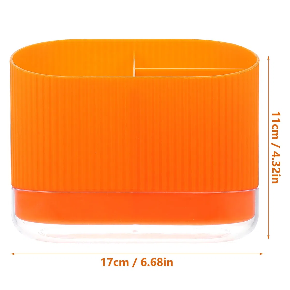 Homoyoyo Scolaposate Guzzini in Plastica Design a Scomparti e Base Staccabile, Portaposate Scolapiatti Elegante e Facile da Pulire per Utensili da Cucina