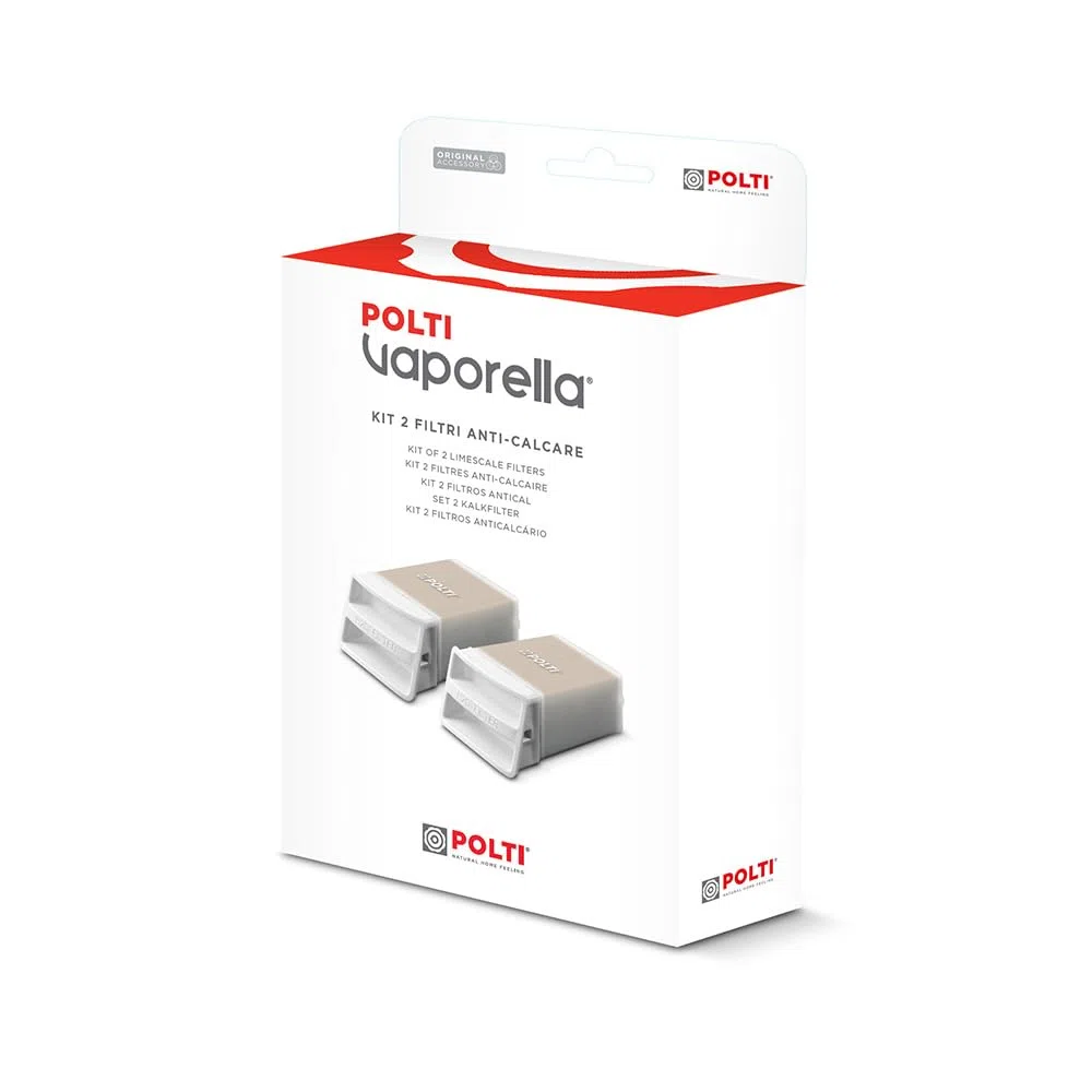 Polti PAEU0404 kit 2 Filtri Anticalcare per Polti Vaporella Instant Ferro da Stiro Generatore di Vapore, Compatibile con Tutti i Modelli di Polti Vaporella Instant
