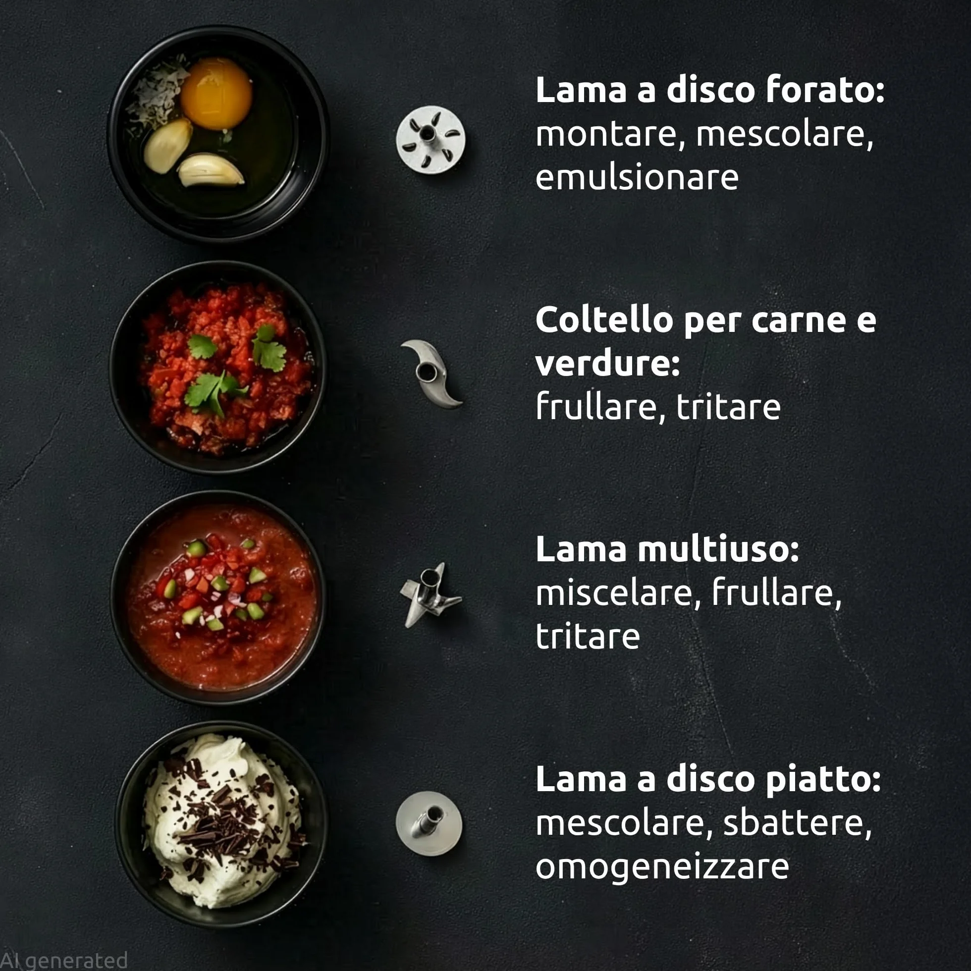 bamix - Lama multiuso in acciaio inox