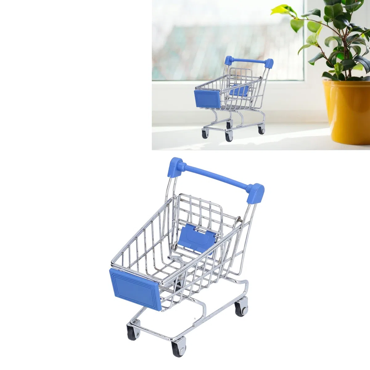 Carrello per supermercato, squisito e robusto, ampia applicazione per casa, cucina, ufficio, ideale per familiari, amici, colleghi