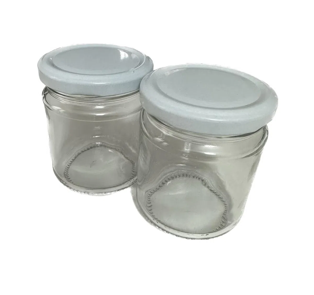 Rubin set da 90 vasetti in vetro da 212ml, con Inclusi Tappi Bianchi