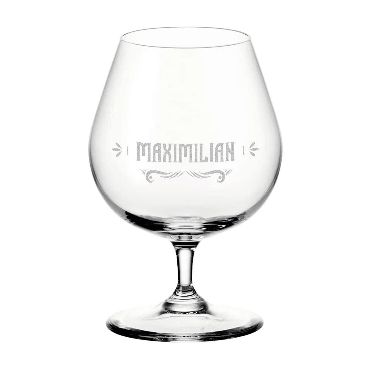 polar-effekt Bicchiere da cognac girevole con motivo a scelta personalizzato – Incisione – cristallo – compleanno e Natale – Whisky, Bourbon, Brandy, Scotch – Motivo Classic Ornamento