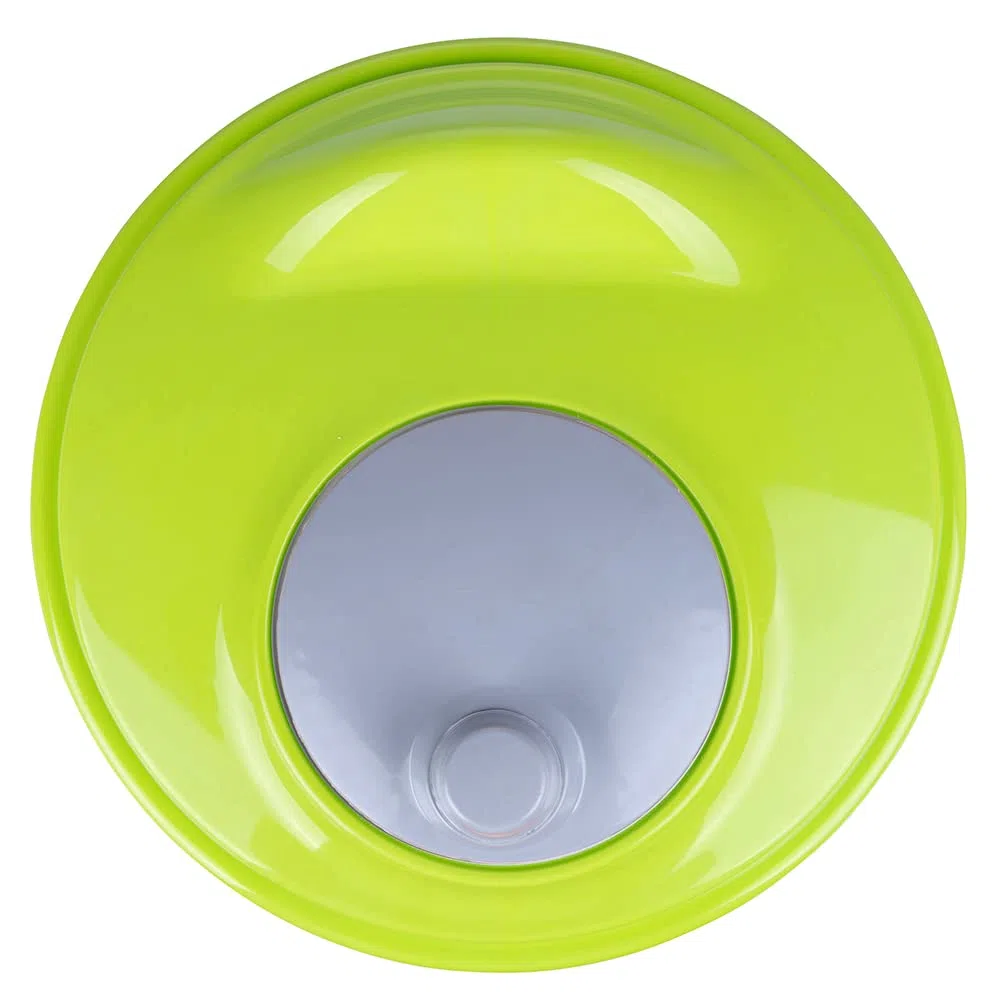 Galileo Casa 5911117 Centrifuga per Insalata con manovella Manuale, cestello Estraibile, Ø 24 cm, 4 L, Plastica, Assortito