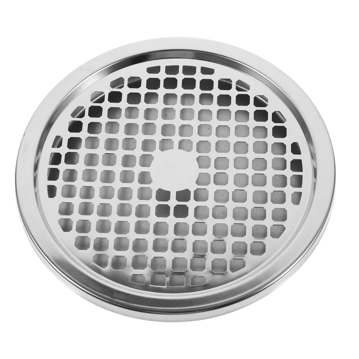 Coperchio Posacenere in Acciaio Inox per Bidone della Spazzatura Griglia, Set Completo Vassoio per Contenitore Rifiuti Esterno, Accessorio per Hotel e Uso Commerciale