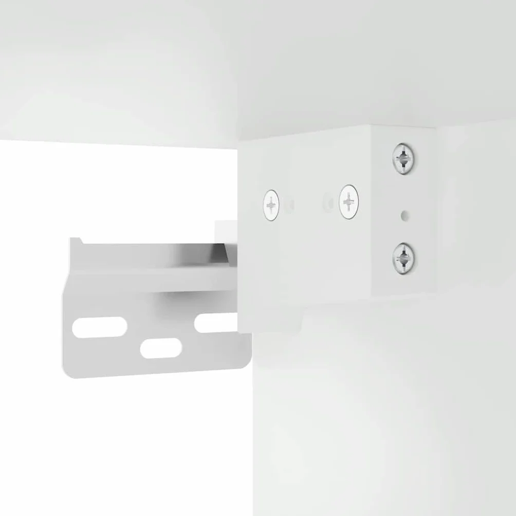 vidaXL Pensile da Cucina Kalmar Bianco in Legno Multistrato, pensile da Cucina, Armadio da Cucina a Parete, pensili con Ante, pensile Montato
