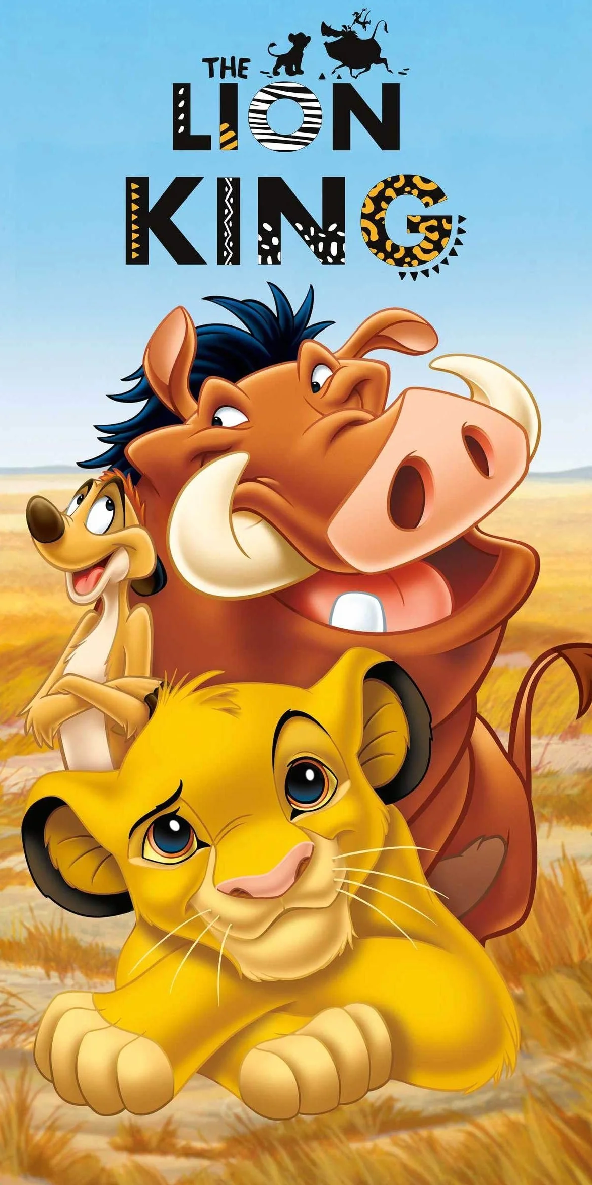 Jerry Fabrics Disney - Telo da Spiaggia (70 x 140 cm), motivo Re Leone