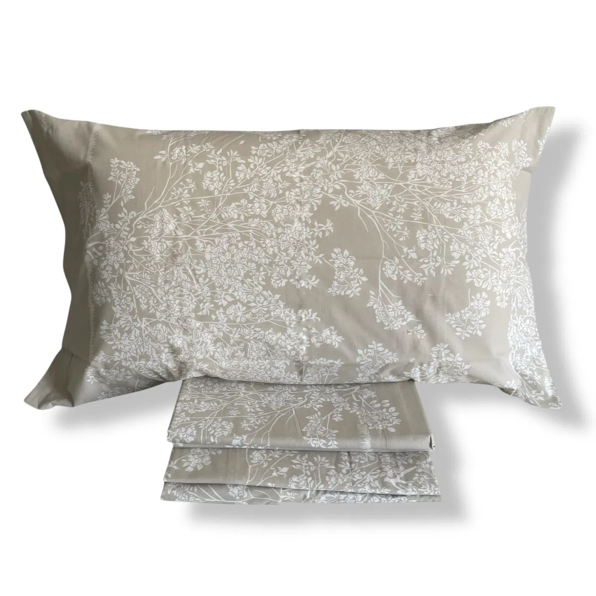 Caleffi - Completo Letto Matrimoniale con Lenzuola Matrimoniali Cotone 100% 240x280, Lenzuolo con Angoli Matrimoniale Coprimaterasso Sotto 180x200 per Materasso Alto 25cm, 2 Federe Cuscino Letto 50x80