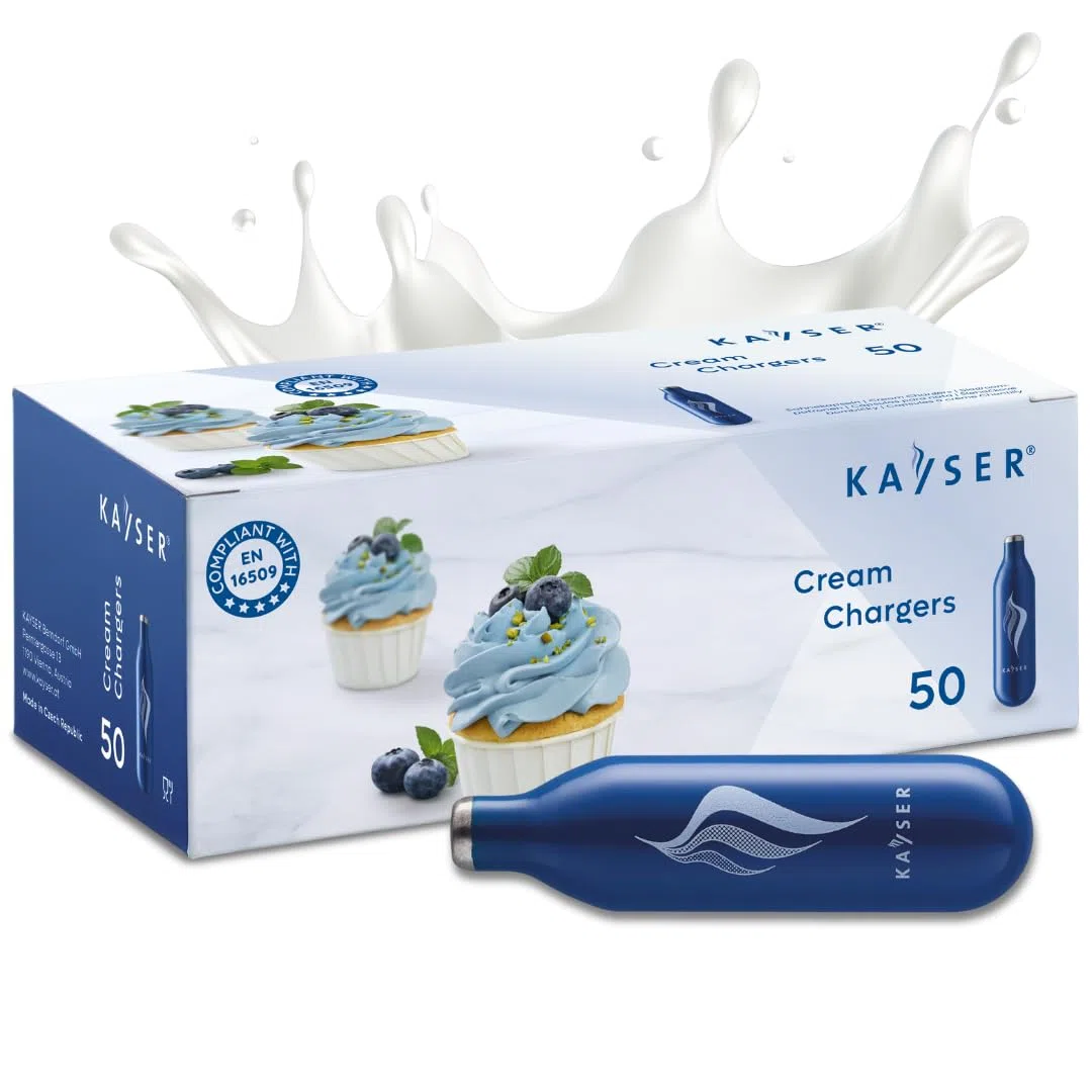 KAYSER K2227001 KAYSER-50 capsule per crema da 500 ml in acciaio riciclabile al 100% Made in EU per applicazioni fredde e calde