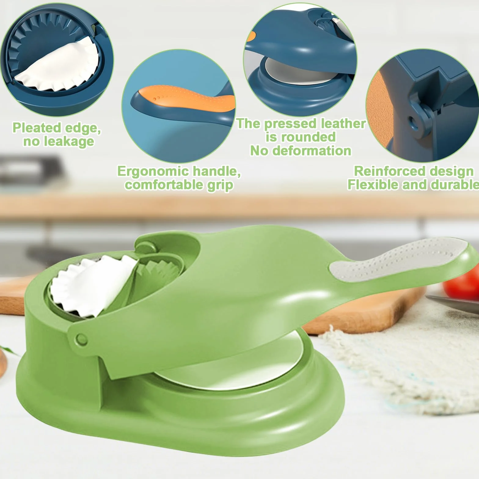 Dumpling Maker, Macchina per Gnocchi 2 in 1, Stampo Per Gnocchi, Formatore per Gnocchi fai da te, Artefatto per la Produzione di Gnocchi, per Cucine, Ristoranti, Scuole, Alberghi