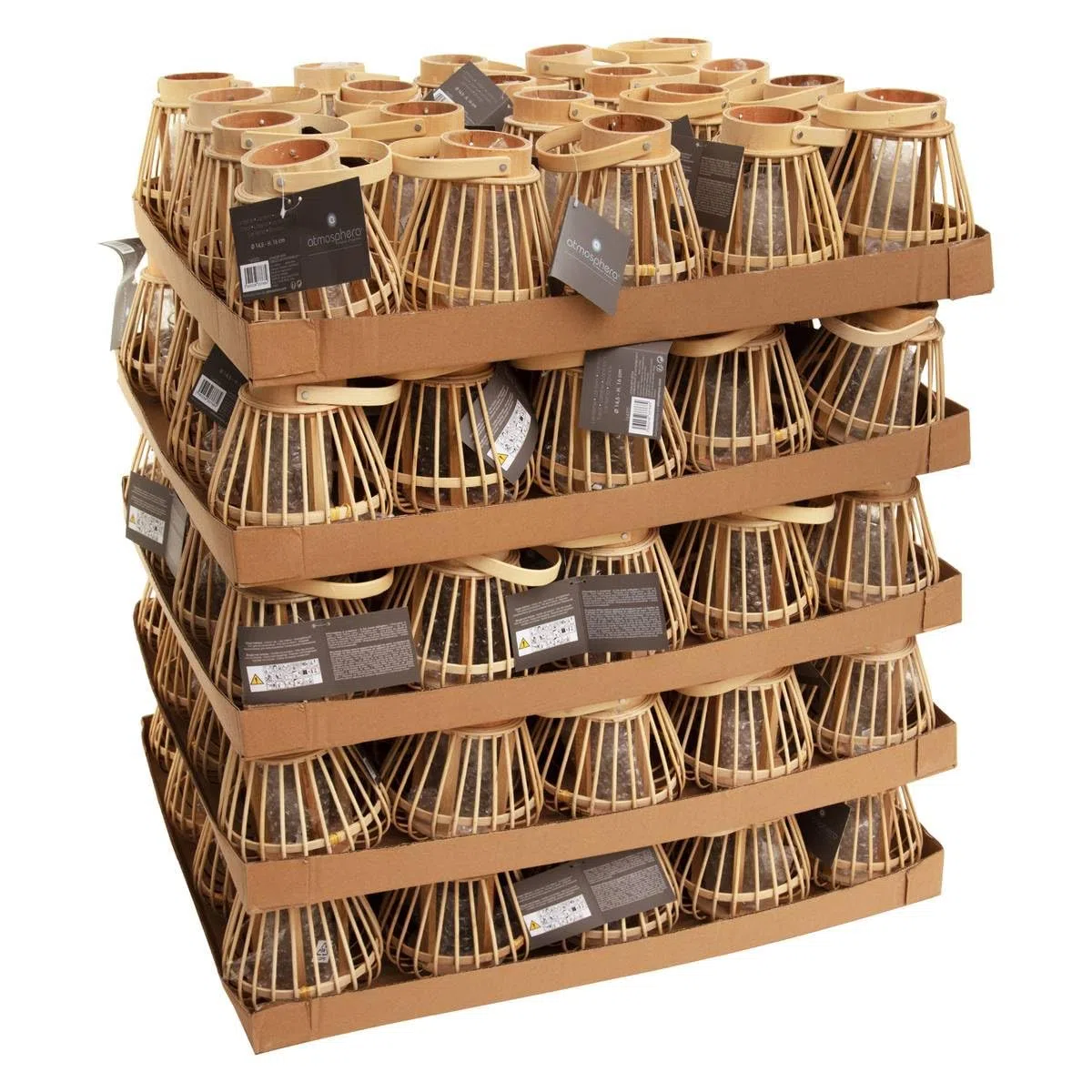 ATMOSPHERA CREATEUR D'INTERIEUR - Lanterna Rania in Rattan 14x16cm