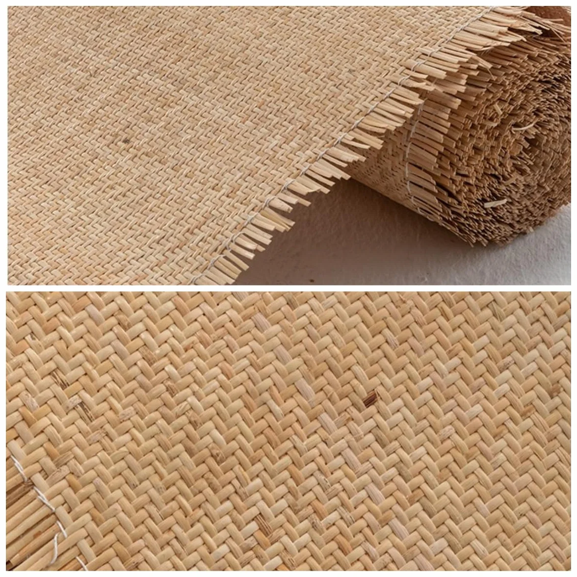 60cm di larghezza, Paglia di vienna per Sedie, Paglia di Vienna, Rattan Rotolo, Rattan, 60 x 200cm Paglia di Vienna Al Metro, Intrecciata rattan rotolo, Fettuccia rattan, Rattan Naturale rotolo DIY