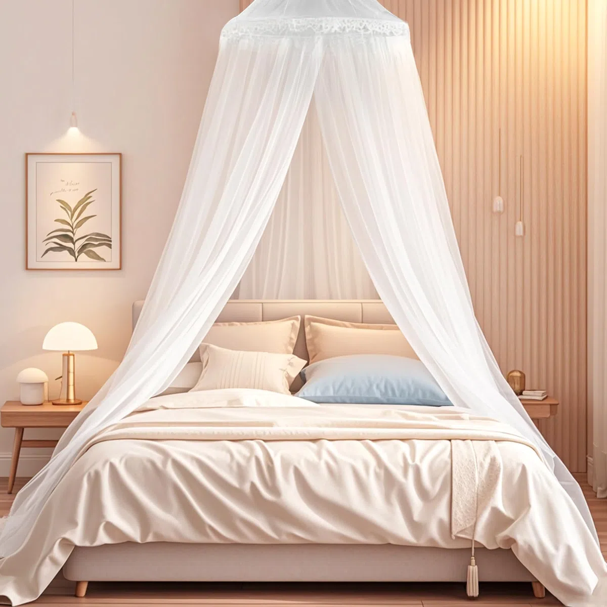 Grande Zanzariera Letto,Zanzariera Letto Singolo Matrimoniale,Alta Qualità Baldacchino,0.6x2.5x10.5M Baldacchino per Repellente Antizannzare,Campeggio e Famiglia Usati