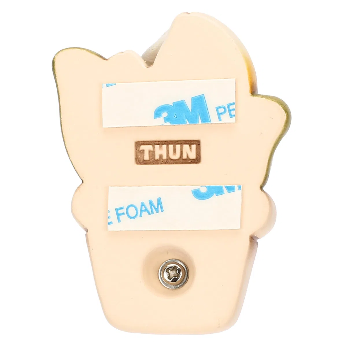 THUN - Portastrofinacci 1 gancio vasetto di fiori Country Bloom - Ceramica,5,3x1,9x7,3 cm