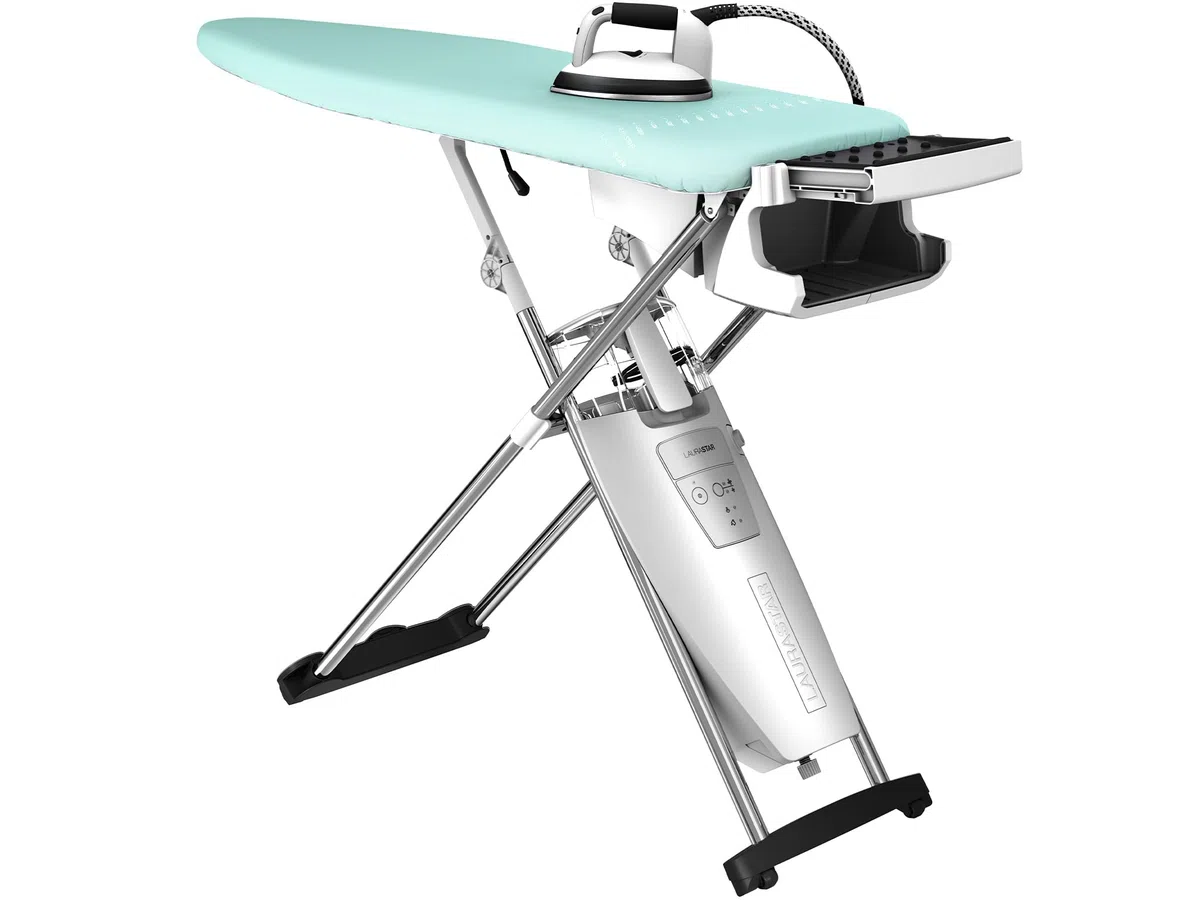 Laurastar S Plus Sistema da Stiro All-in-One, Ferro Professionale, Generatore di Vapore DMS, Asse Attiva con Soffiaggio e Aspirazione, Serbatoio Rimovibile 1,2L, Filtro Anticalcare Integrato, 2200W