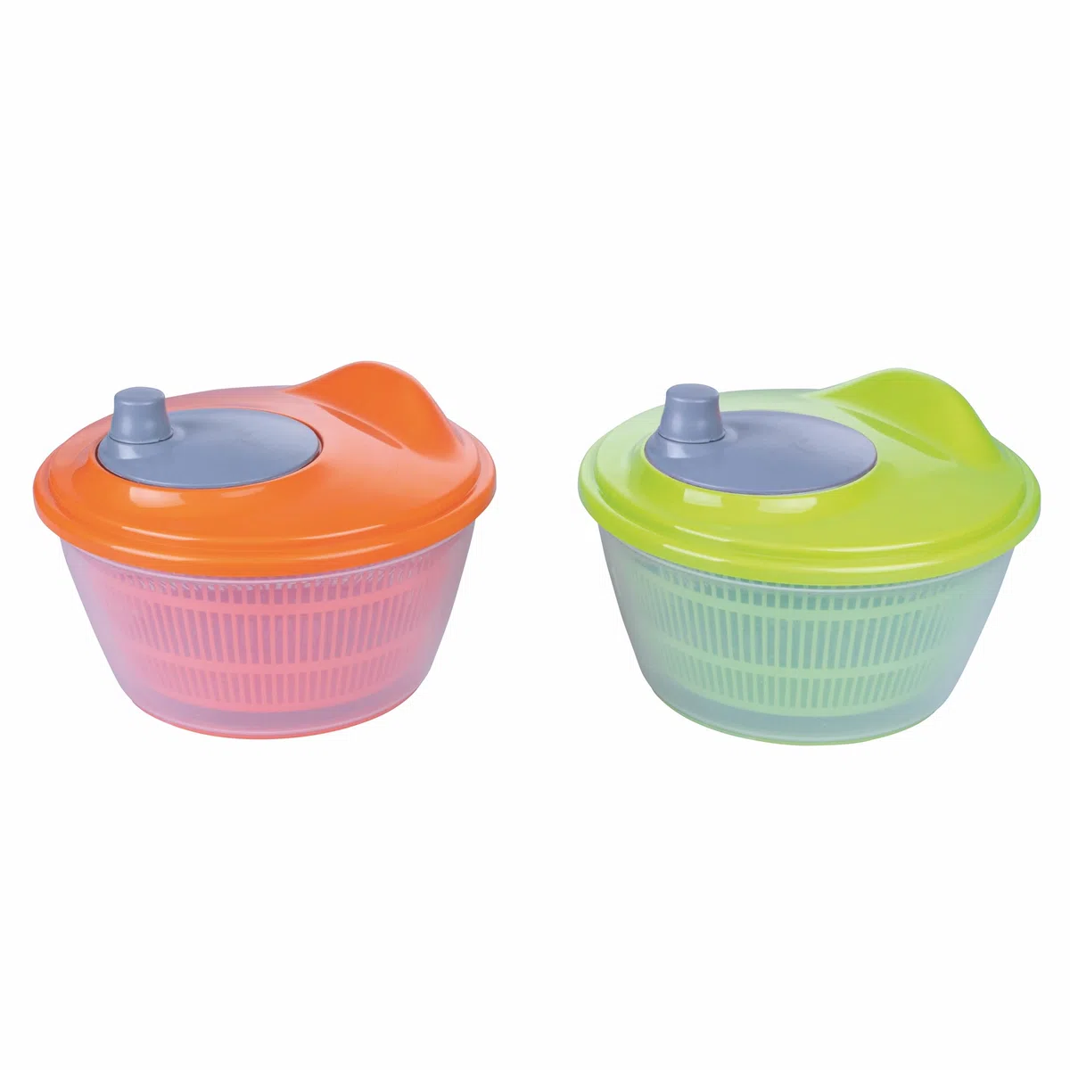 Galileo Casa 5911117 Centrifuga per Insalata con manovella Manuale, cestello Estraibile, Ø 24 cm, 4 L, Plastica, Assortito