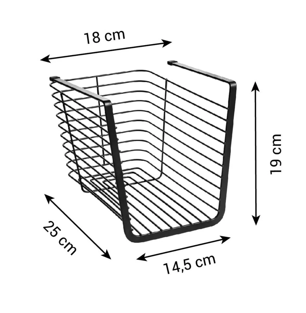 Tescoma 900904 Cestello sottopensile, h 19cm, larghezza 18 cm, profondità 25 cm