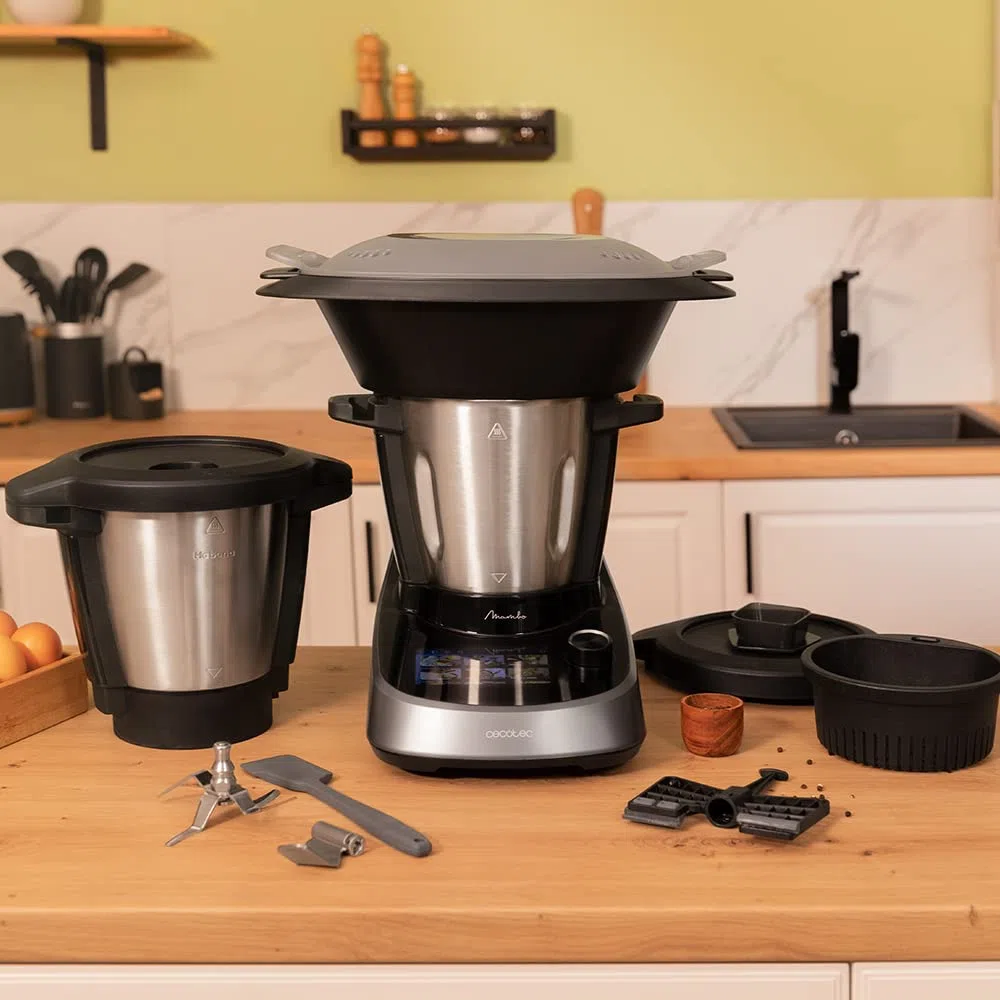 Cecotec Caraffa Havana Easy, capacità di 3,3 litri, brocca in acciaio inox con rivestimento antiaderente, compatibile con Mambo Touch