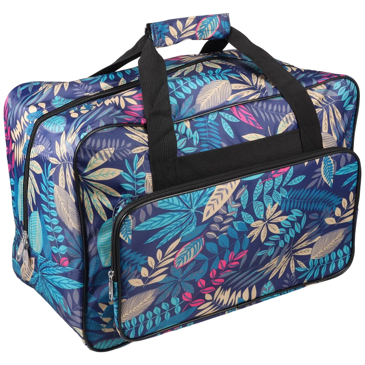 Borsa per macchine da cucire, capacità, 46 x 23 x 32 cm, tessuto Oxford, portatile, tasche multiple, impermeabile, per macchine da cucire, per macchine da cucire, forbici, aghi di misura, borsa