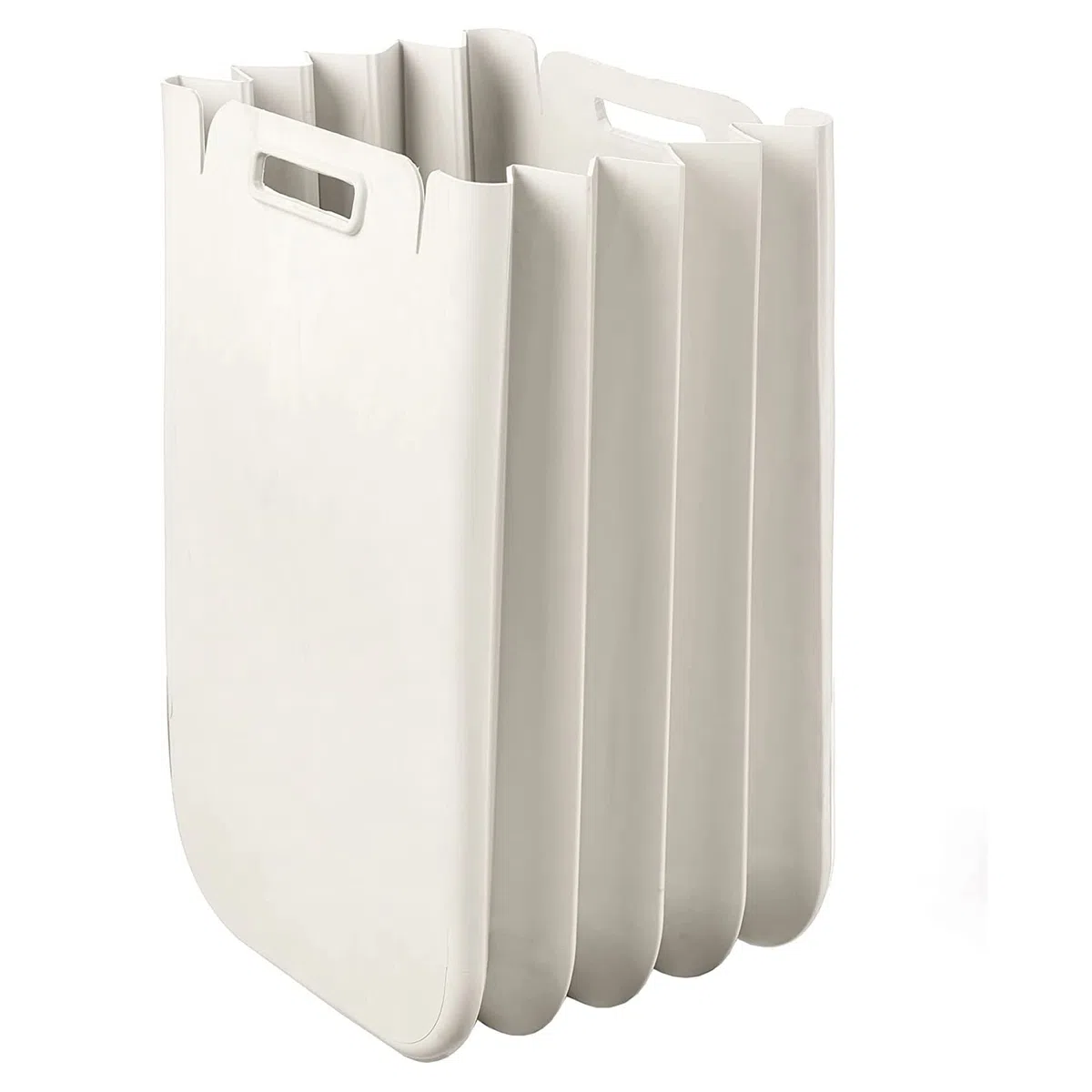 Set di 3 contenitori multiuso pieghevole da 25 litri c/uno (75 l totali), in plastica riciclata, 45 x 30 cm, colore