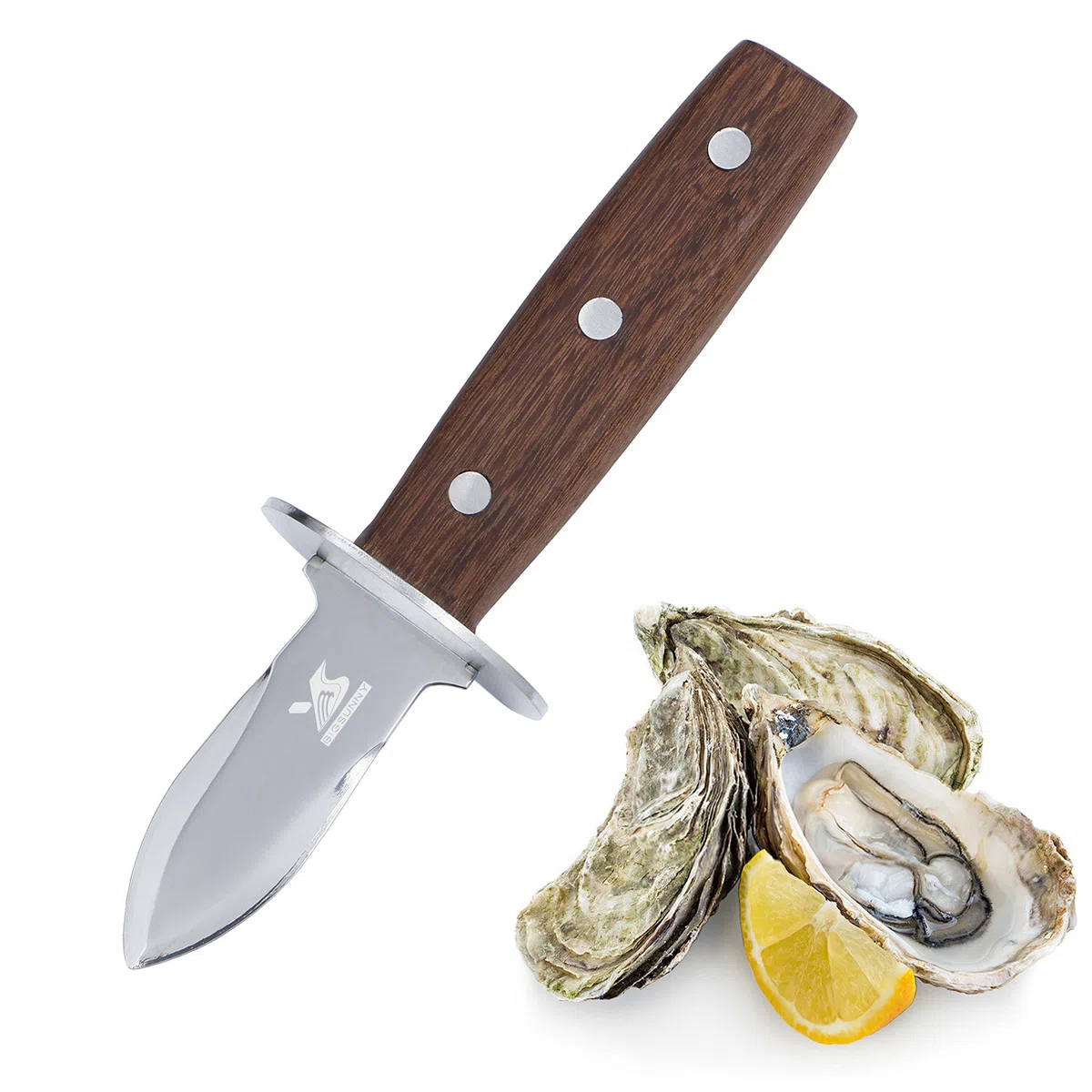 MSY BIGSUNNY Oyster coltello con manico in palissandro