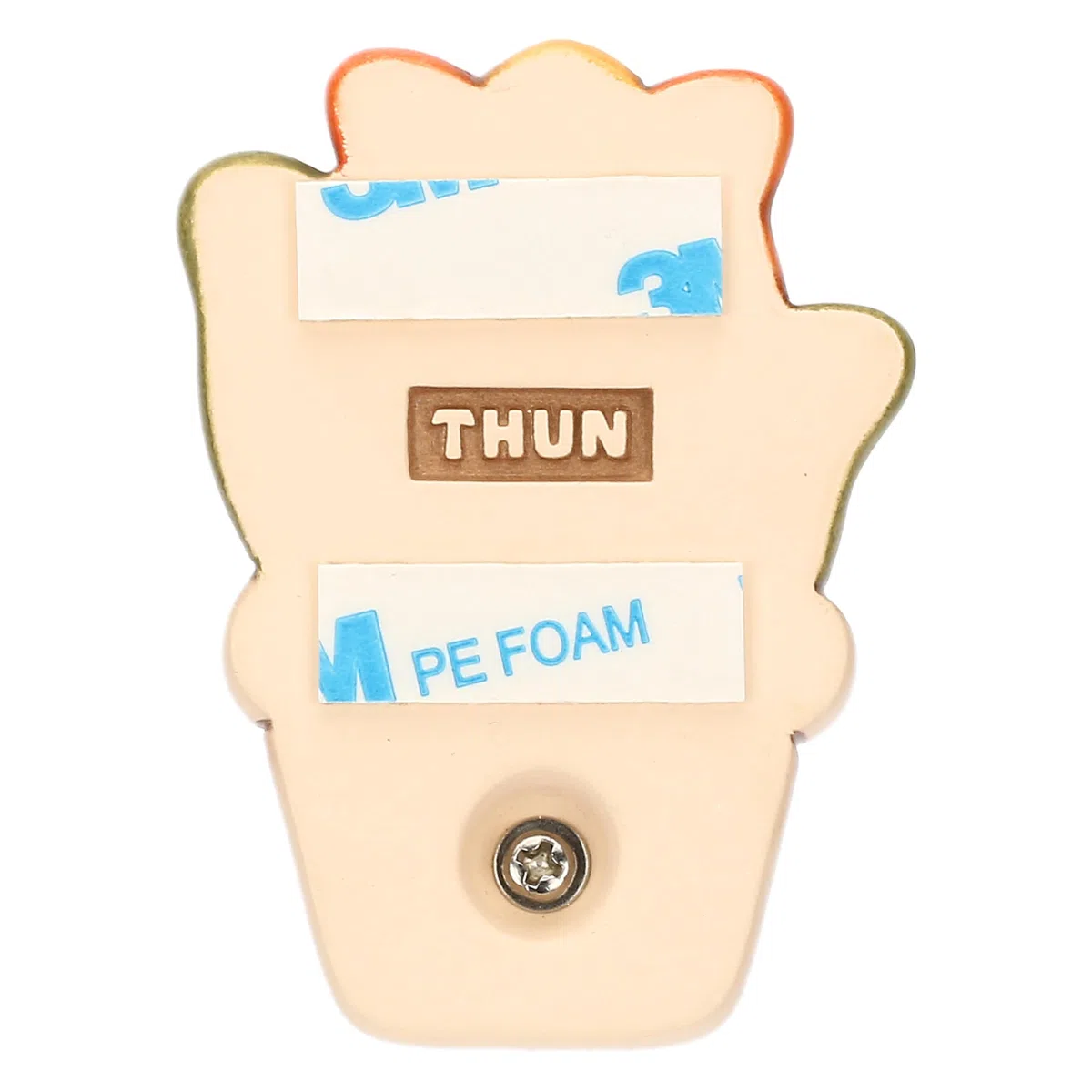 THUN - Portastrofinacci 1 gancio tulipano Country Bloom - Ceramica,5,4x1,9x7,2 cm