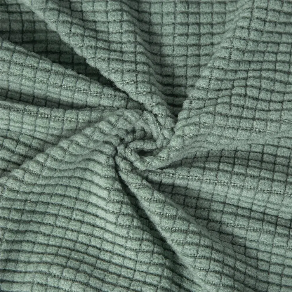 Highdi Jacquard Fodera Copripoltrona Senza Braccioli Elasticizzato, Copridivano Coprisedie Accent con Schienale 1 Posto Lavabili Removibili Coprisedia per Sala da Pranzo Soggiorno (Verde oliva)
