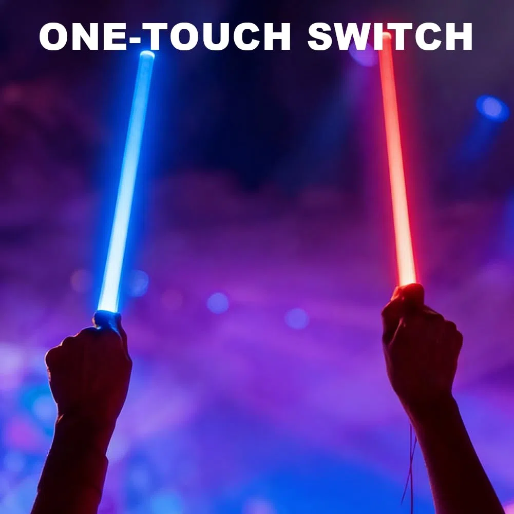9 bacchette luminose, 2 paia di bastoncini Lightsaber, bacchette riutilizzabili con spada luminosa, bacchette a LED luminose, bacchette luminose, per cucina, cena, feste, sushi party
