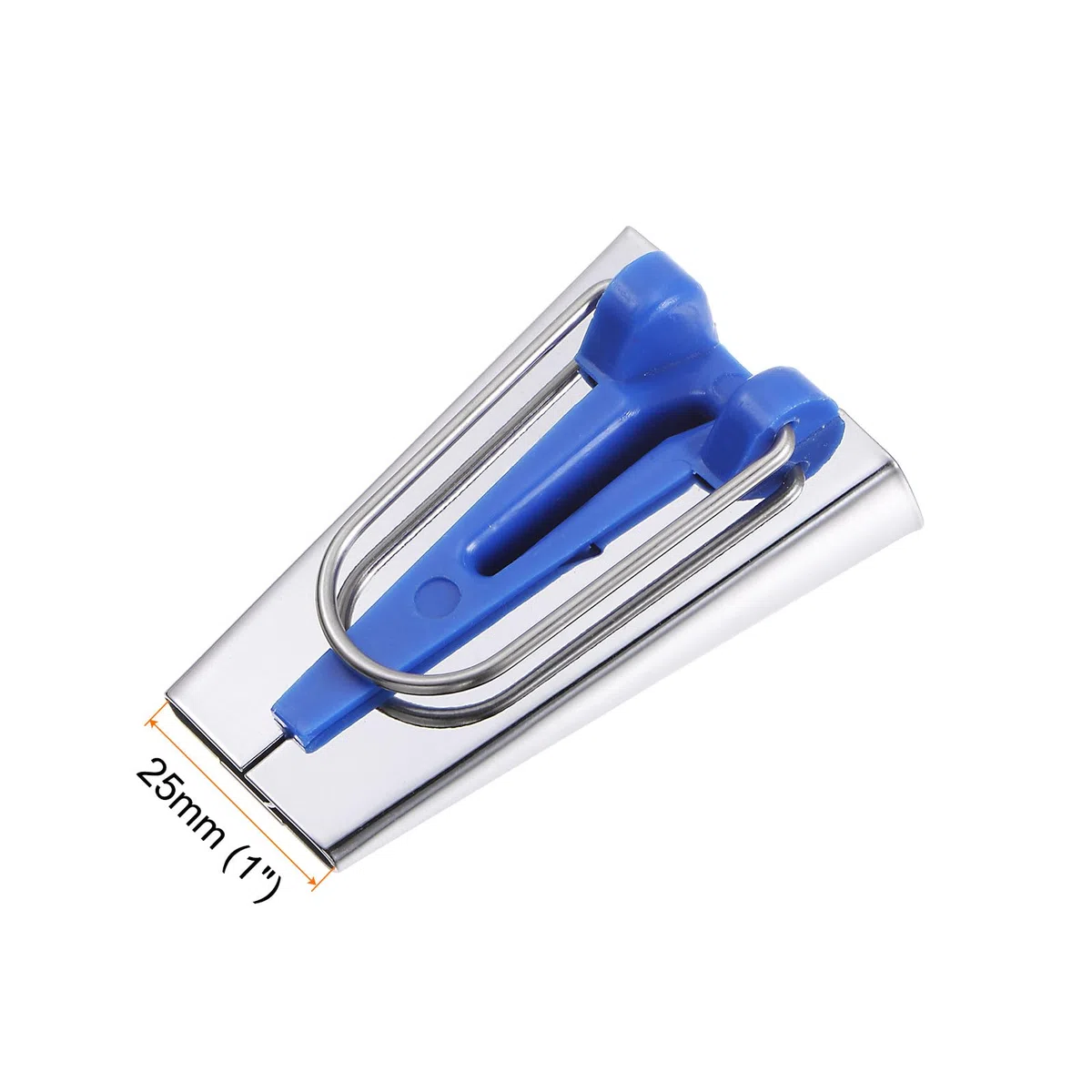uxcell Kit per creare sbiechi, 25 mm, piega singola e doppia, strumento per cucire tessuti, trapuntatura, cucito, fai da te, blu