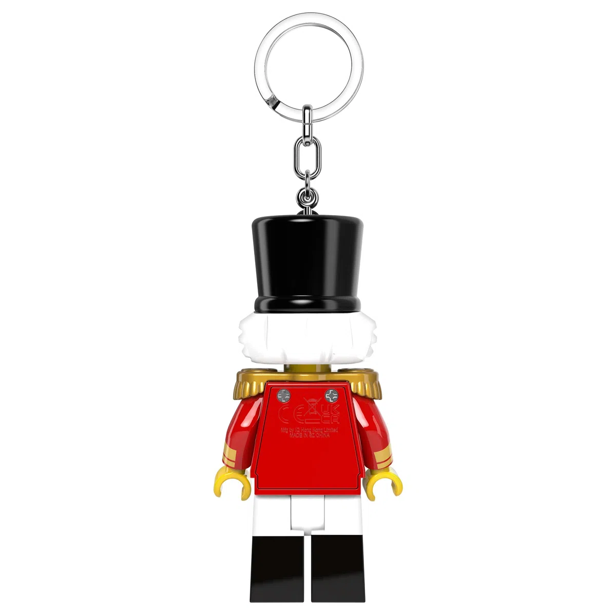 LEGO Iconico Portachiavi Torcia - Altezza 76 mm (KE184) - 2 batterie CR2025 incluse