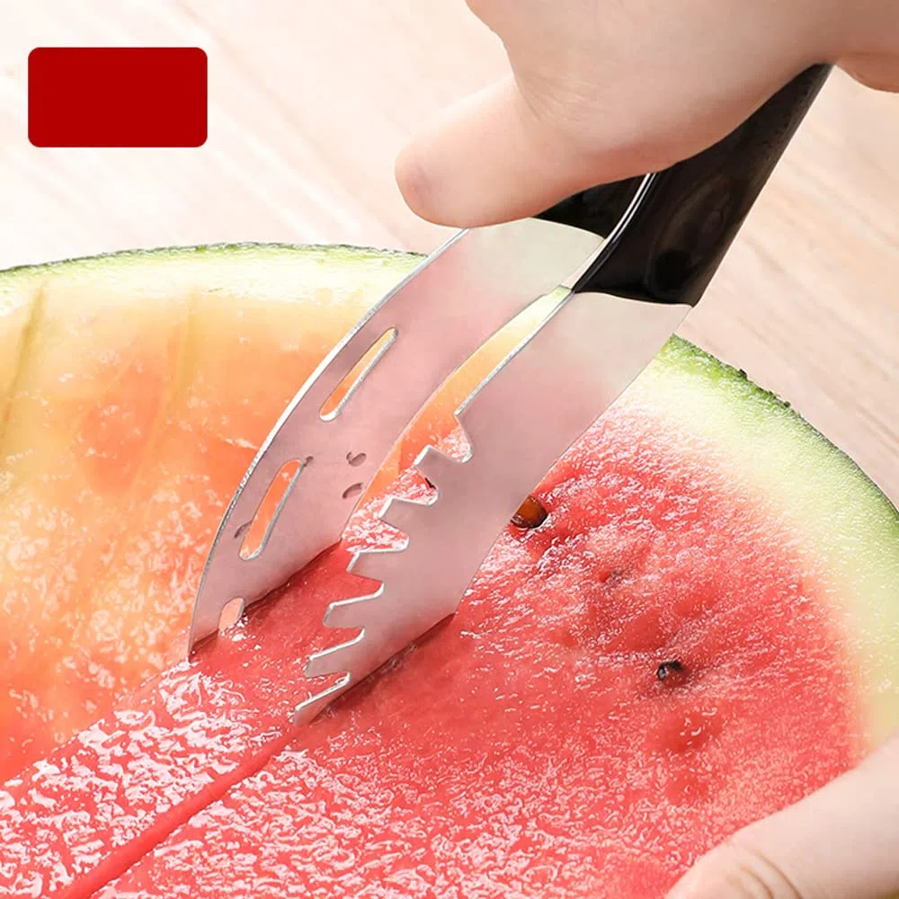 Affetta cocomero Taglia frutta multifunzionale in acciaio inox Gadget da cucina