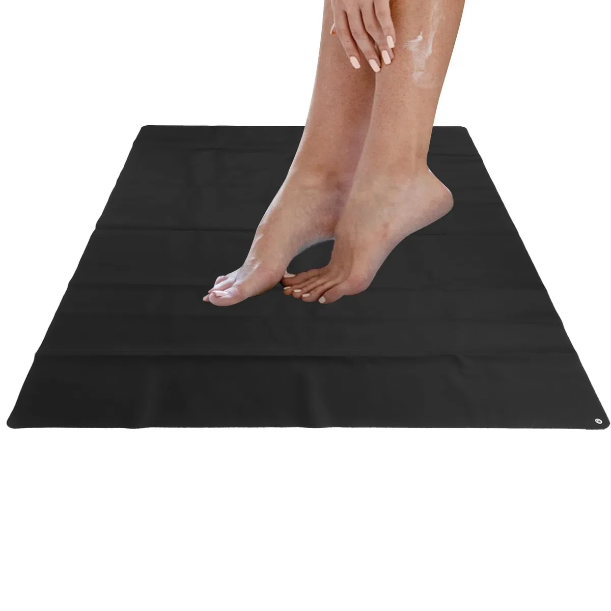 Tappetino di messa a terra, elimina l'elettricità statica e riduce l'infiammazione, stuoia di messa a terra del letto con bracciale, 138 x 180 cm