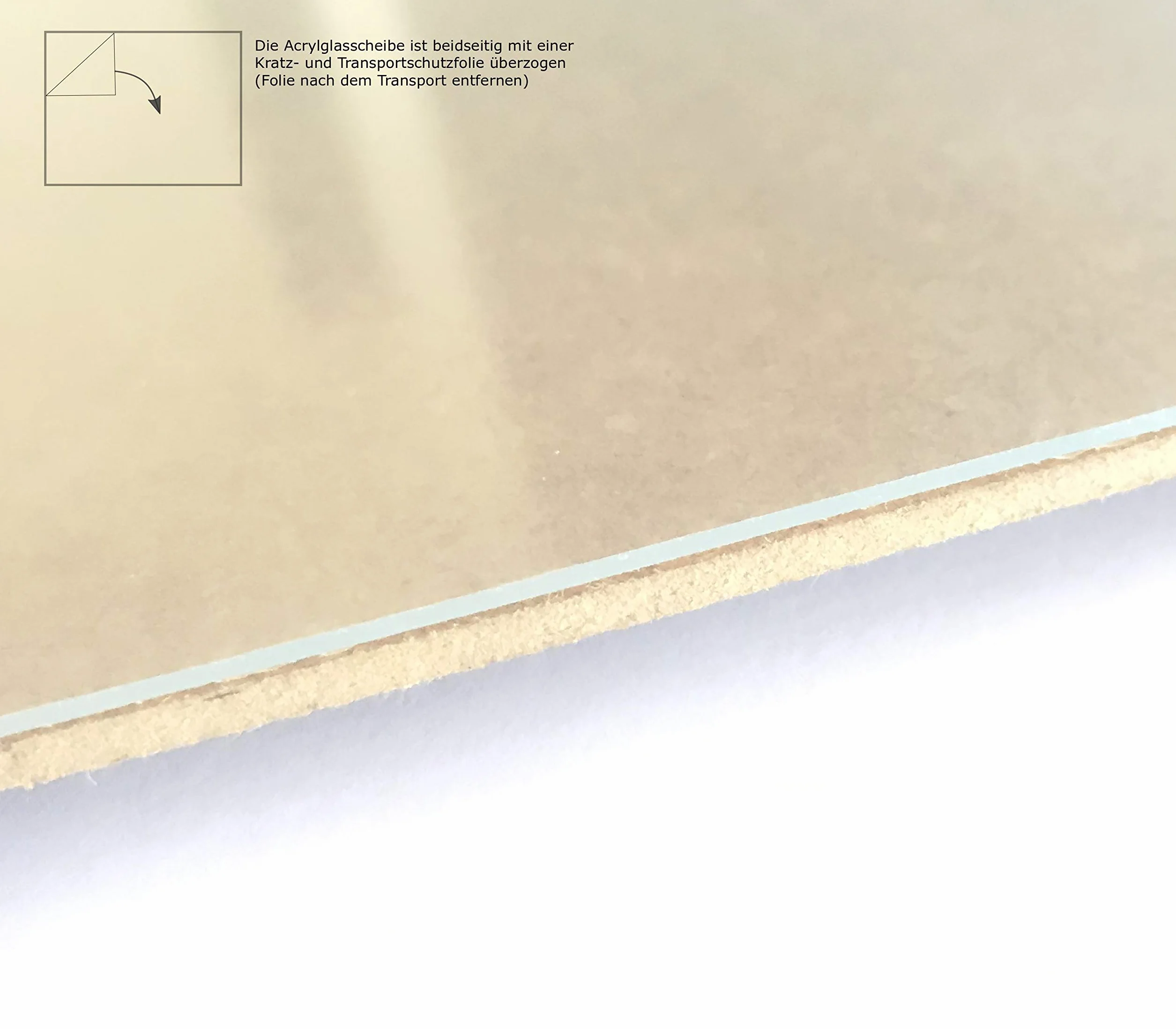 FRAMO35 25x35 Cornice (Blu Scuro) in MDF Fatta a Mano con lastra di Vetro Artificiale antiriflesso a Prova di Rottura e Robusta Parete Posteriore in MDF, Larghezza Cornice: 35 mm