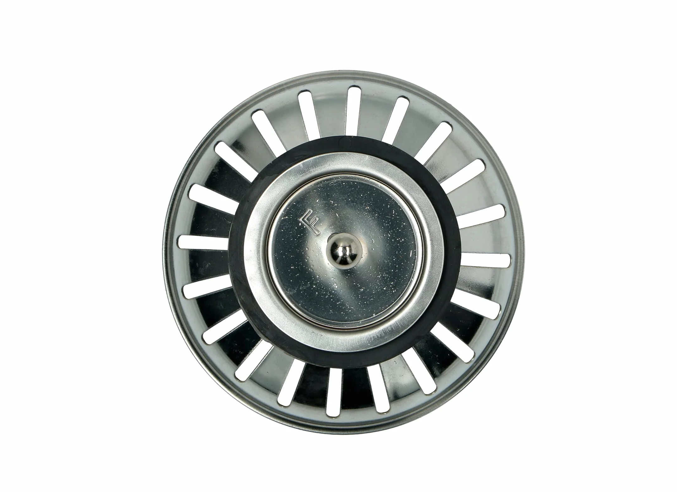 RYELDOM - Tappo per lavello cucina Franke, diametro 84 mm, ricambio con perno centrale, guarnizione 52 mm, non universale, verifica compatibilità prima dell’acquisto