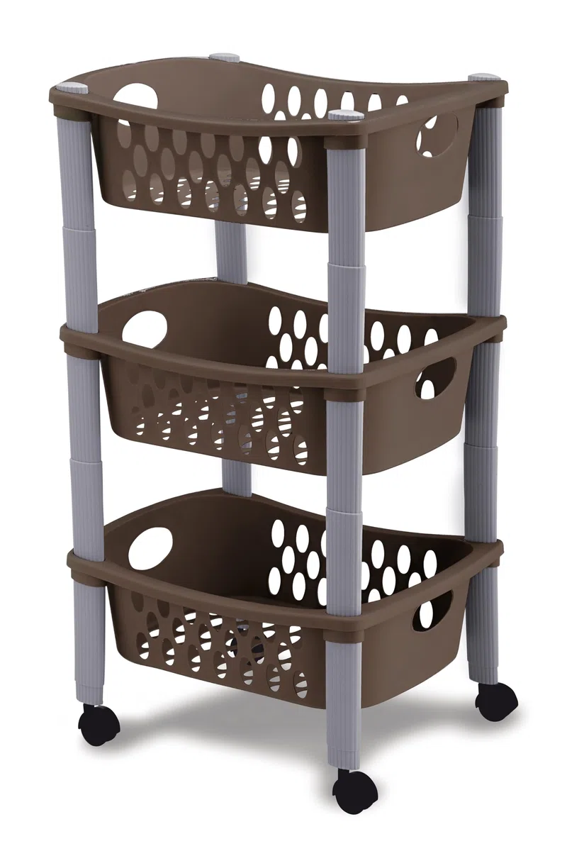 CARRELLO OTELLO A TRE PIANI TORTORA