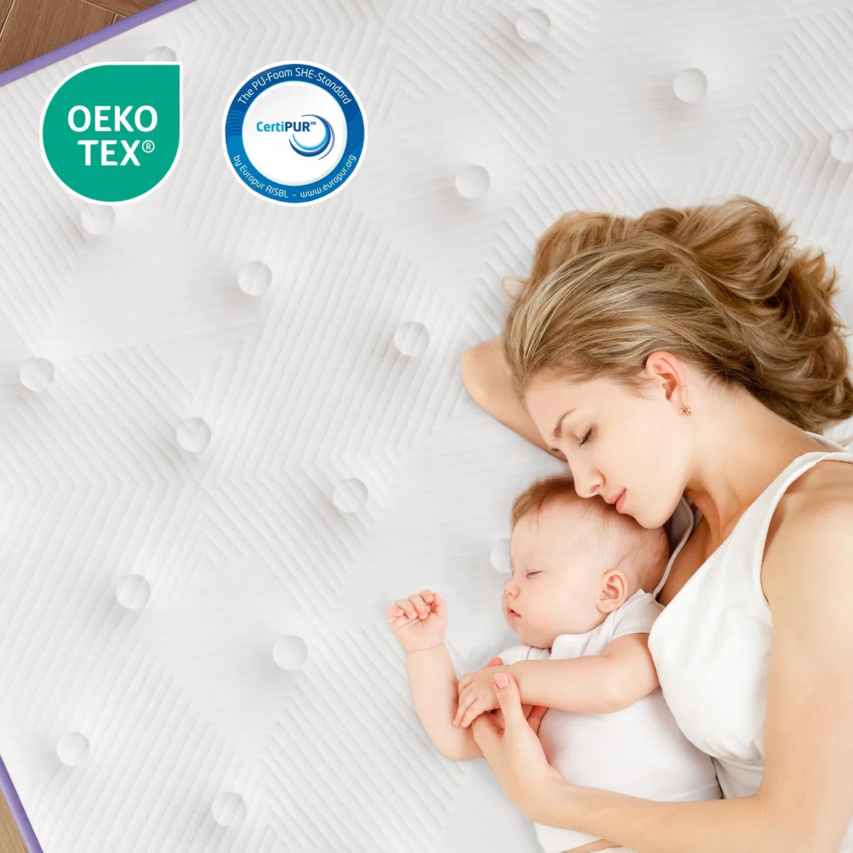 Materasso 120x200 cm, Altezza 30 cm Media Fermezza, Memory Foam Gel e Molle Insacchettate, Certificato Oeko-TEX, Traspirante Antipressione, Consegna in Scatola