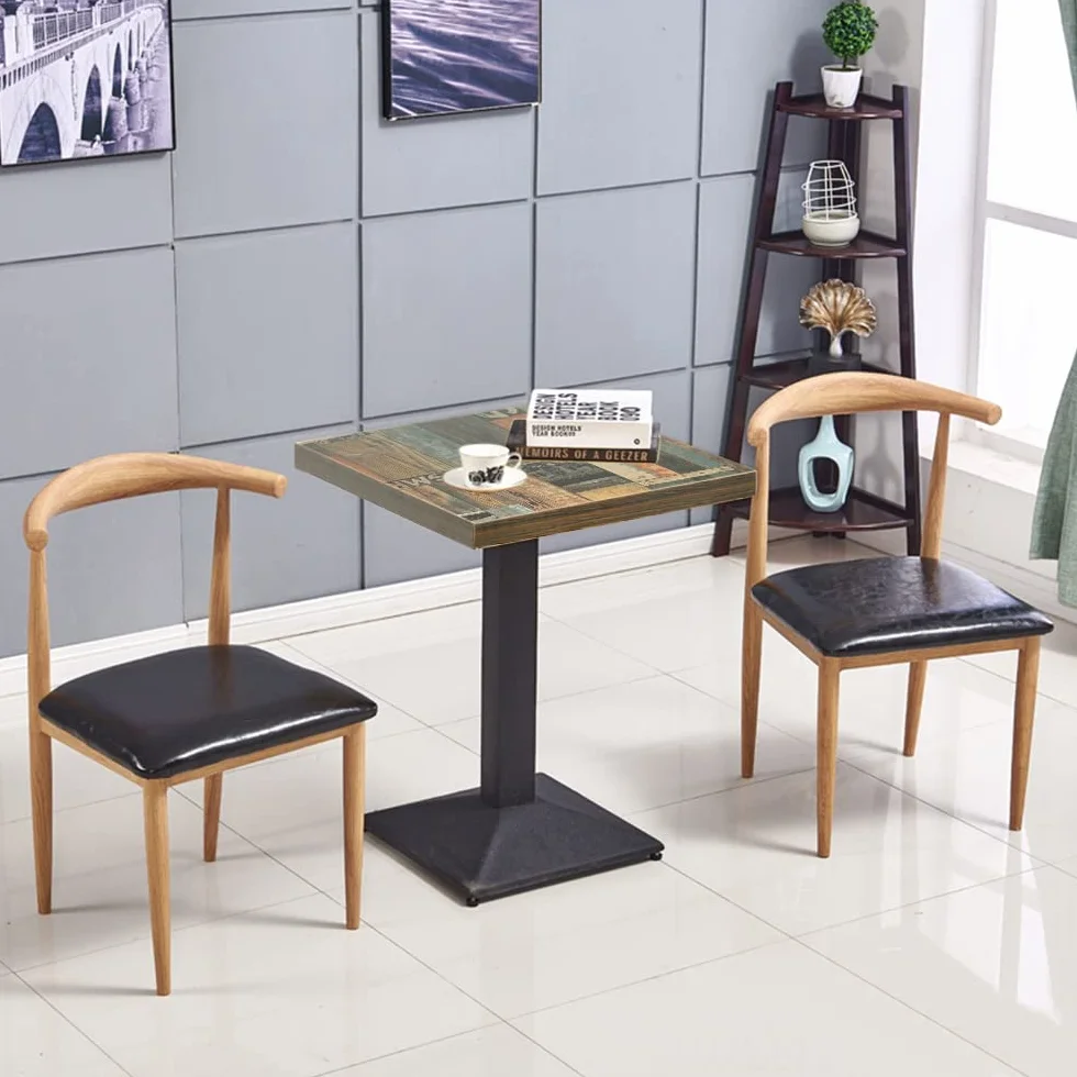LANTUS Tavolo da bar/cucina, bistrot per sala da pranzo, sala ricevimento, tavolo da pranzo scandinavo design (60 x 60 x 75 cm (rivestimento del pavimento))