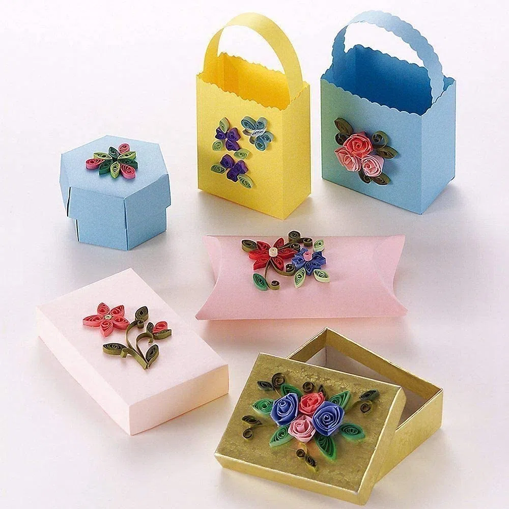 Strisce di Carta per Quilling,Paper Quilling Set 900 Pezzi Carta Quilling Strisce di Filigrana Arte per Fai-da-Te Creazioni Artigianali 44 Colori 5mm Larghezza 39cm Lunghezza